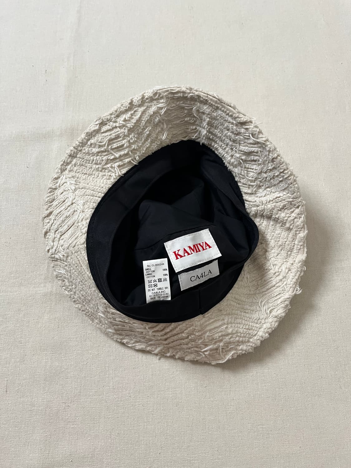 Kamiya x Ca4la 웨이브 버킷햇 카미야 x 카시라 상품이미지6