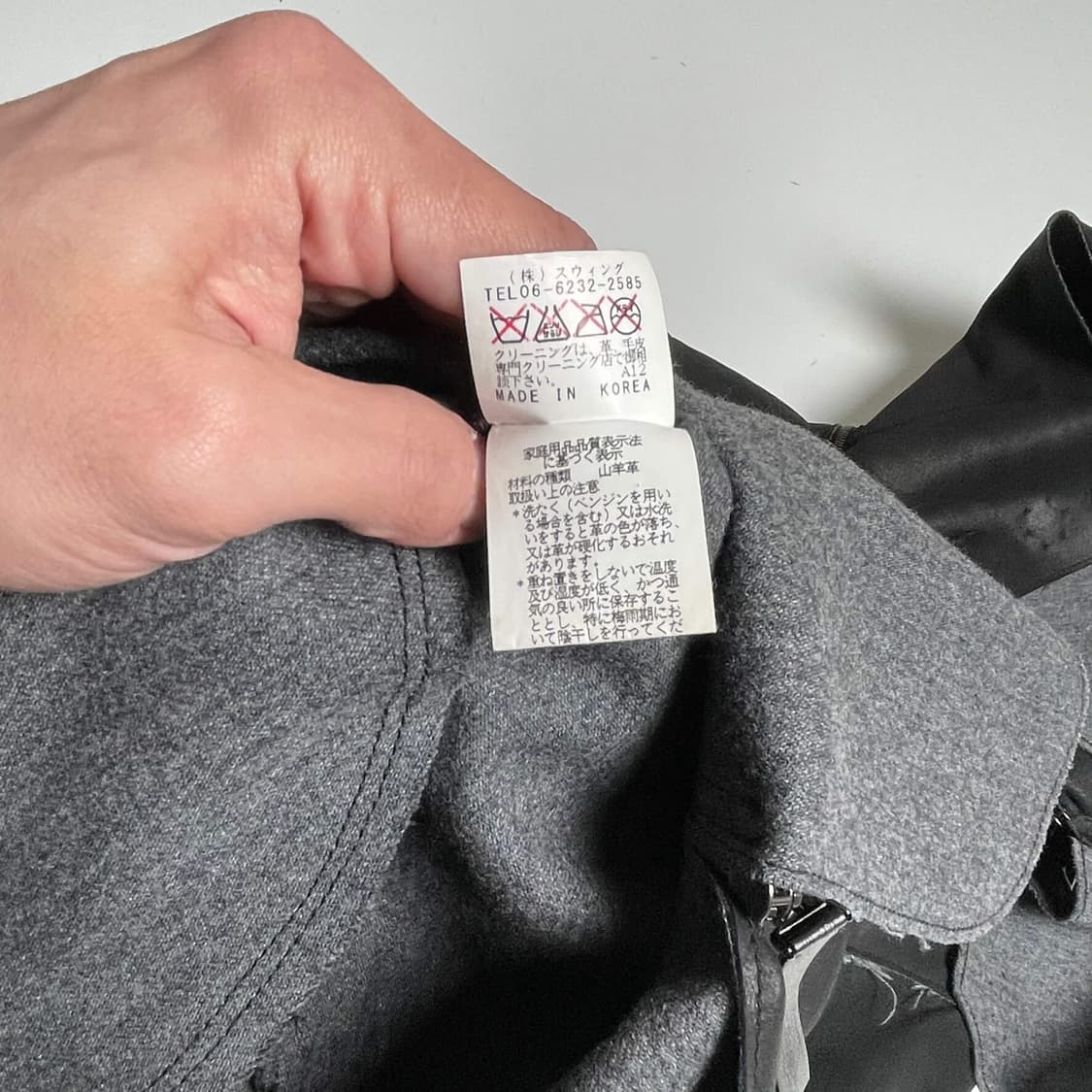 Marlenedam italy 고트 스킨 후드 롱 코트   상품이미지10