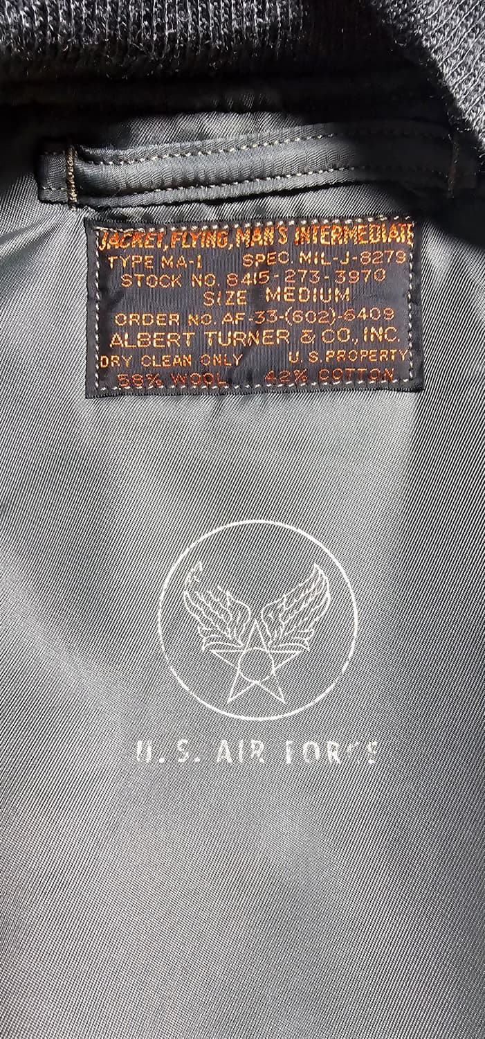 M) 버즈릭슨 MA-1 알버트 터너(Albert Turner) 상품이미지4