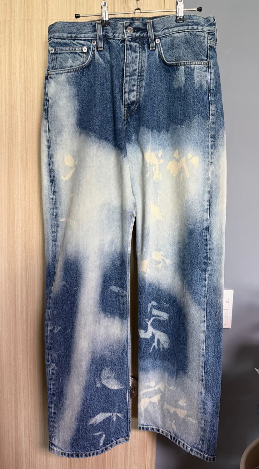 [32 x32] sunflower loose denim bleached 상품이미지3