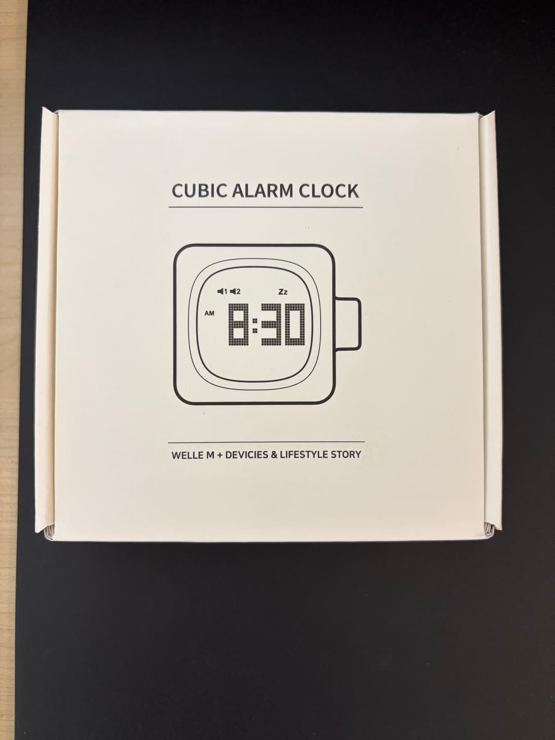 큐빅 알람시계 상품이미지2
