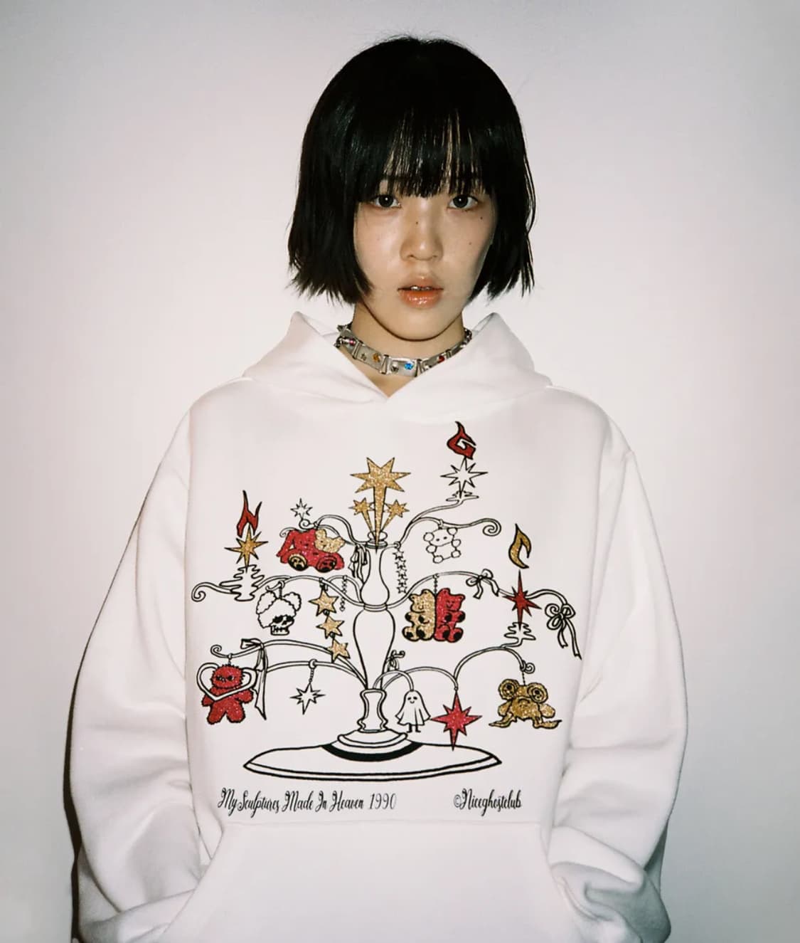 HEAVEN SCULPTURE HOODIE_WHITE 상품이미지1