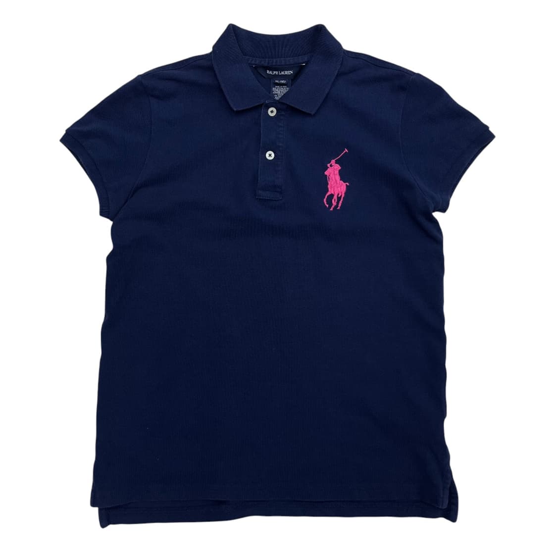폴로 랄프로렌 빅포니 네이비 카라 반팔 XL 상품이미지2