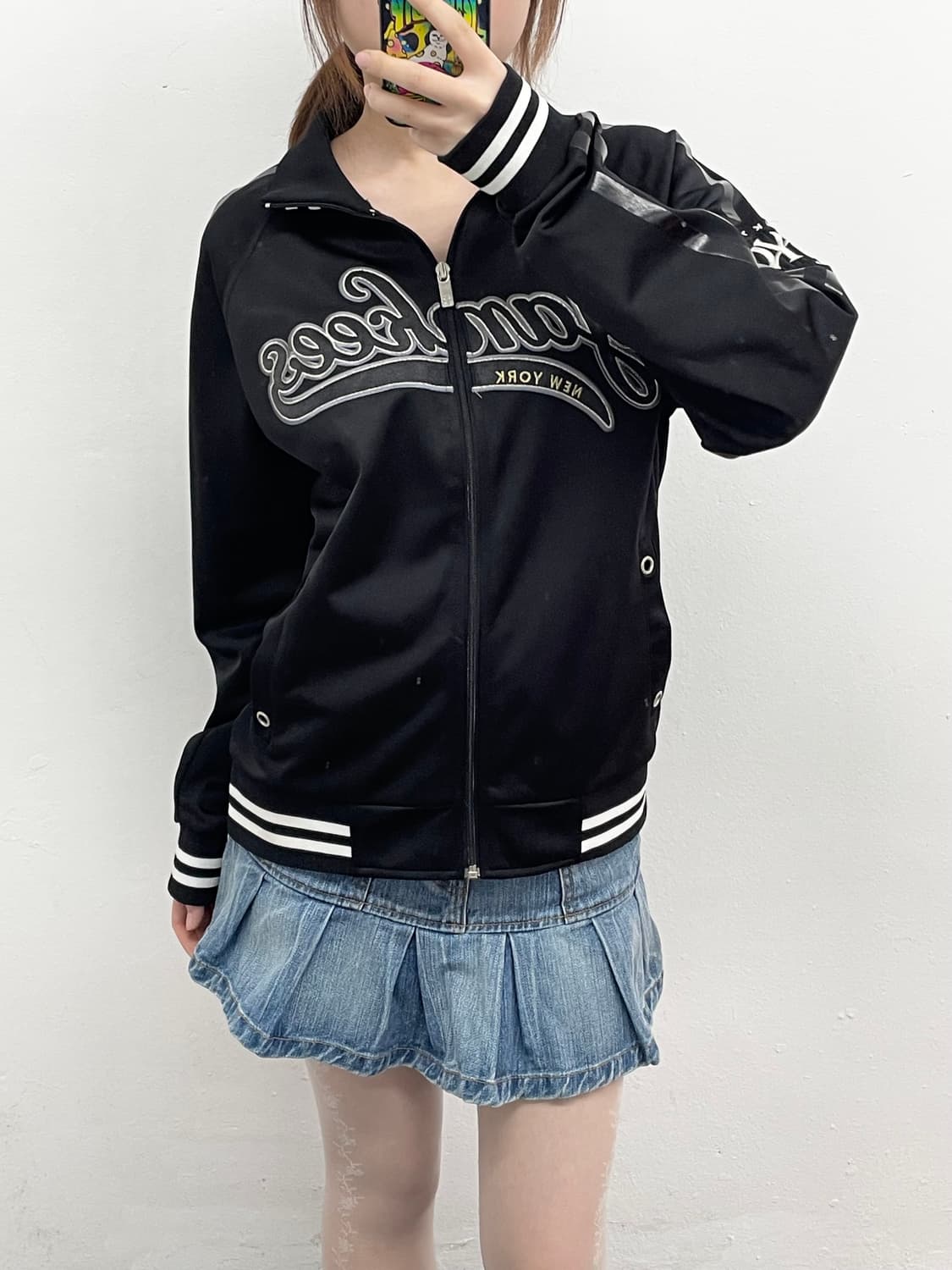 mlb 뉴욕양키즈 로고 집업 상품이미지3