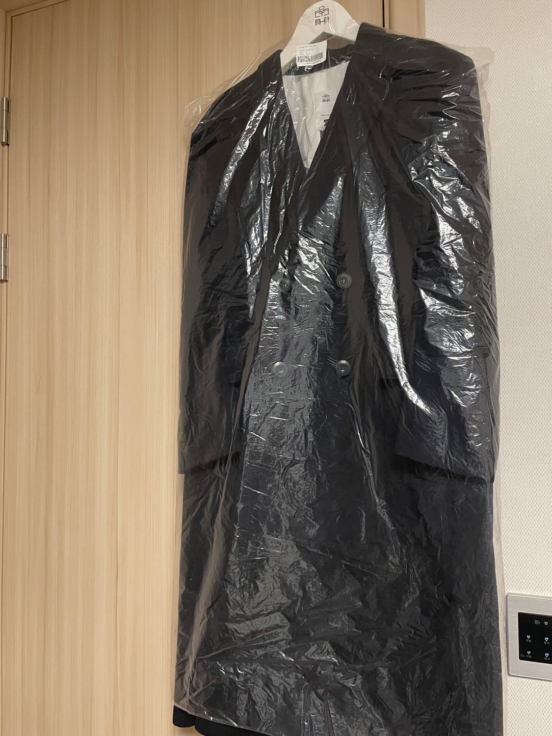 [3] 폴리테루 더블 브레스티드 코트 다크네이비 새상품 상품이미지2