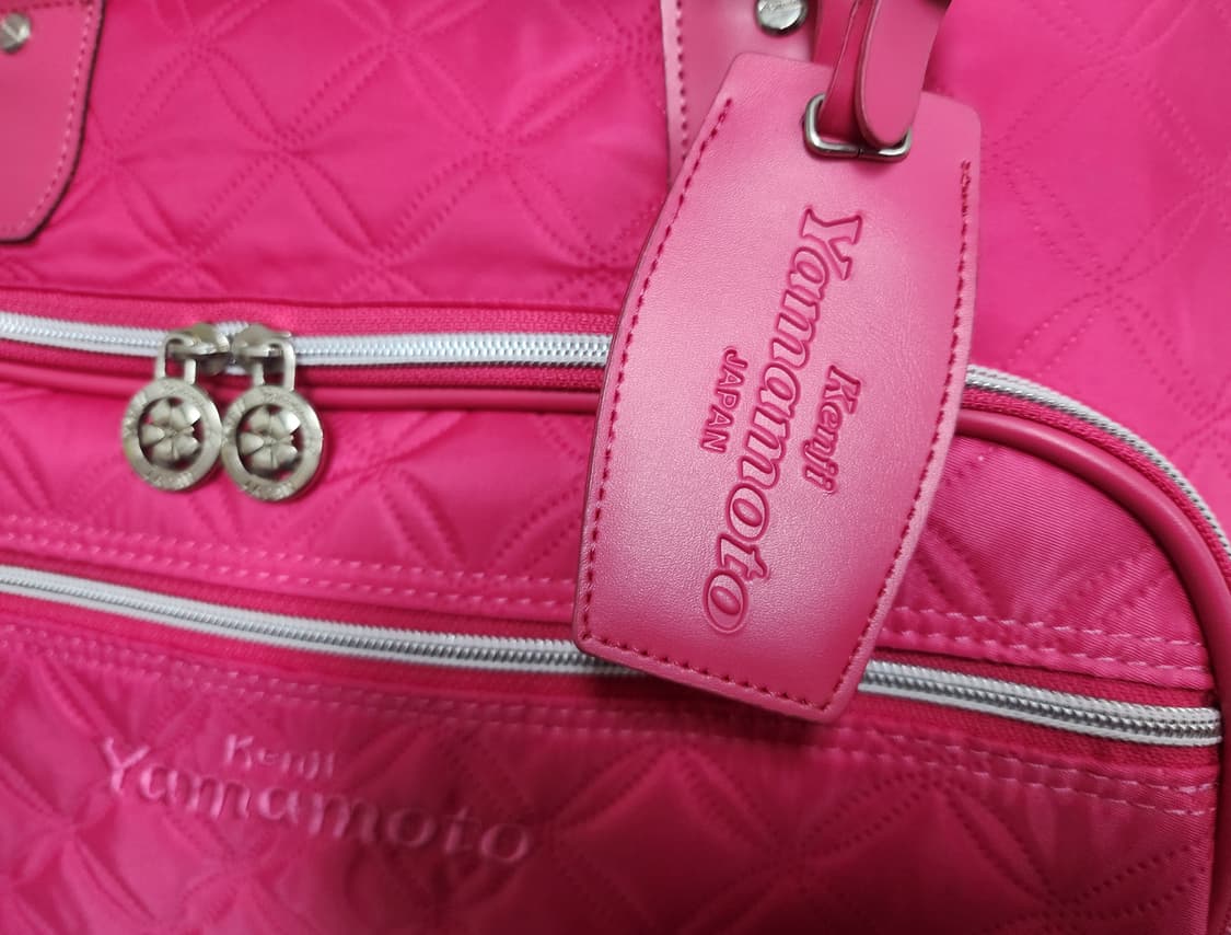 겐지 야마모토 여성 골프보스턴백  핑크 퀼팅 골프가방 OD70 상품이미지2