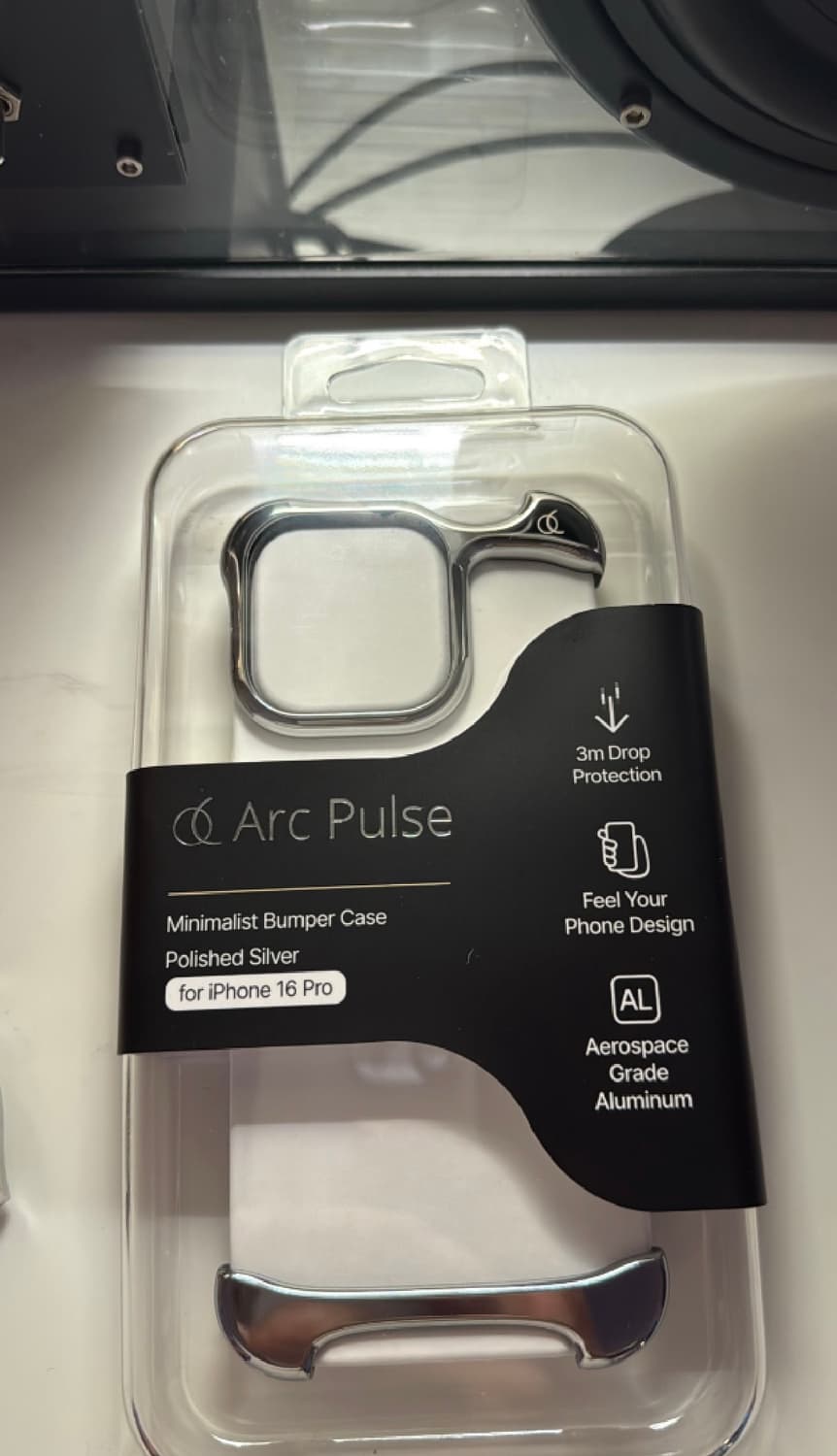 아크 펄스 16pro 미러 실버 케이스 상품이미지1