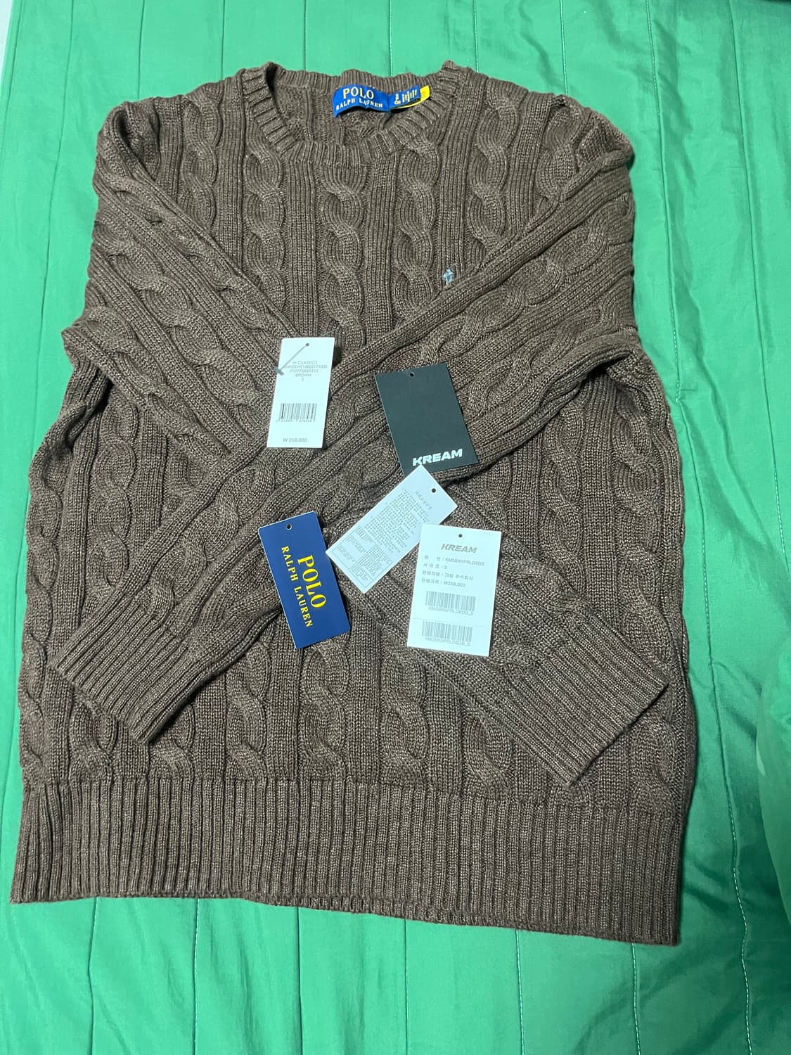 폴로 니트 신형 s사이즈 새상품 상품이미지1