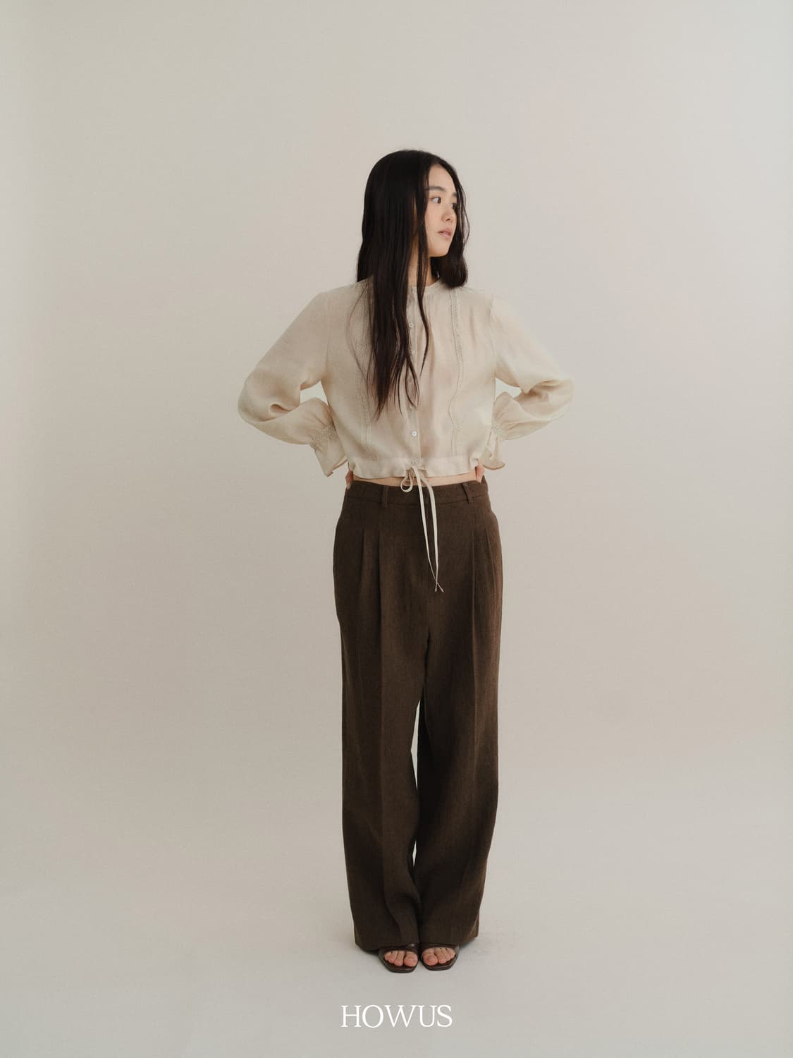(새상품) 호와스 Howus 블라우스 Elysee Blouse 상품이미지3