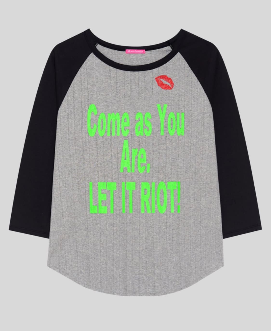 샵페어리 eyelet raglan t-shirt (grey) 상품이미지2