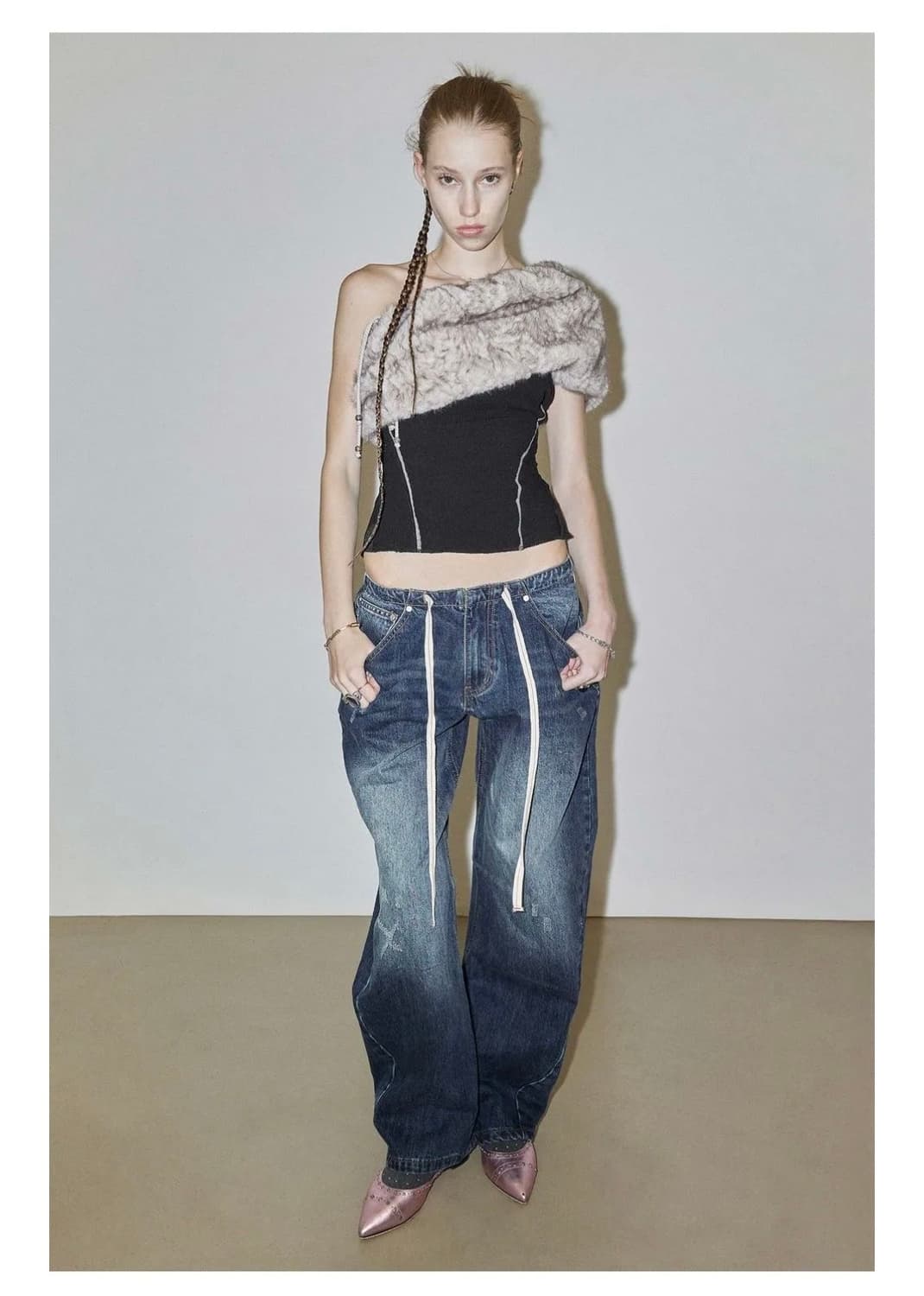 스컬프터 에브리데이 로우라이즈 데님 팬츠 S 상품이미지2