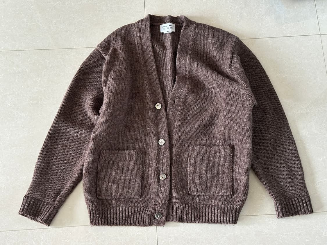 [L]엔즈앤드민즈 가디건 믹스브라운 상품이미지1