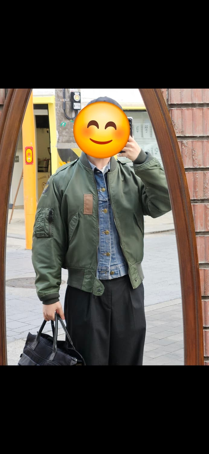 U.S AIR FORCE TYPE L-2B 복각 봄버자켓 m사이즈 상품이미지10