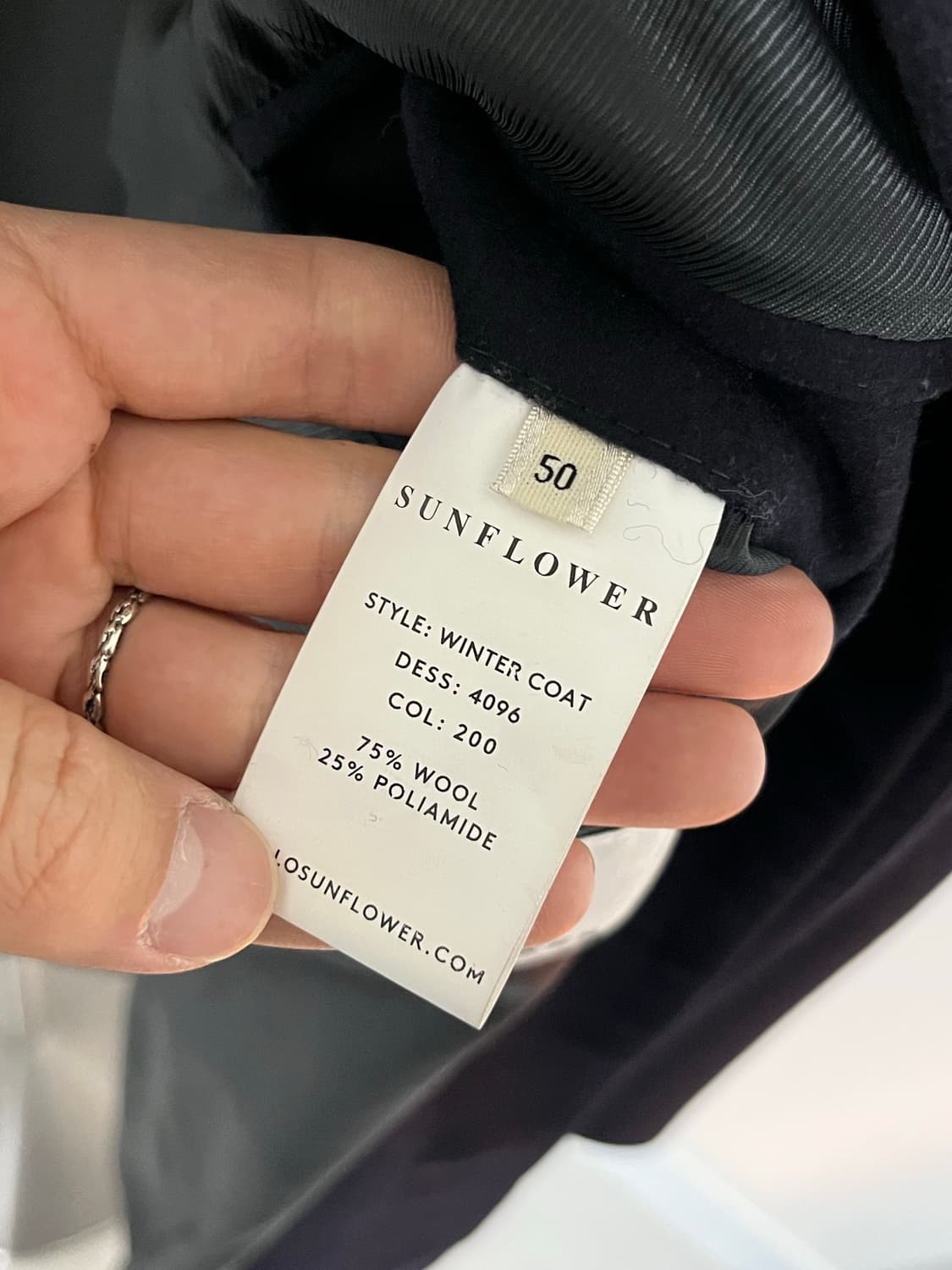 선플라워 윈터코트 네이비 50  상품이미지7