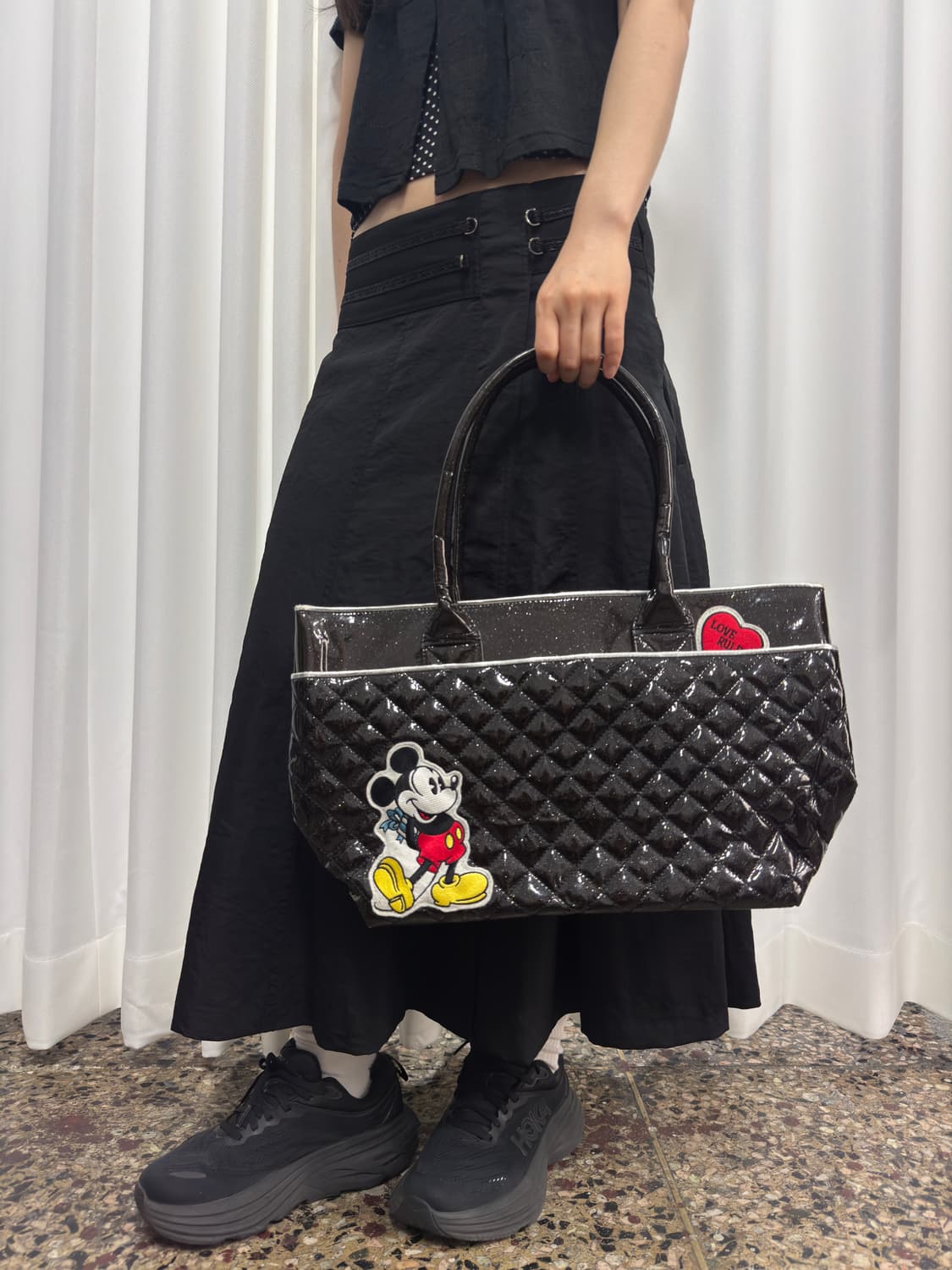 mickey mouse glosy shoulderbag 상품이미지6