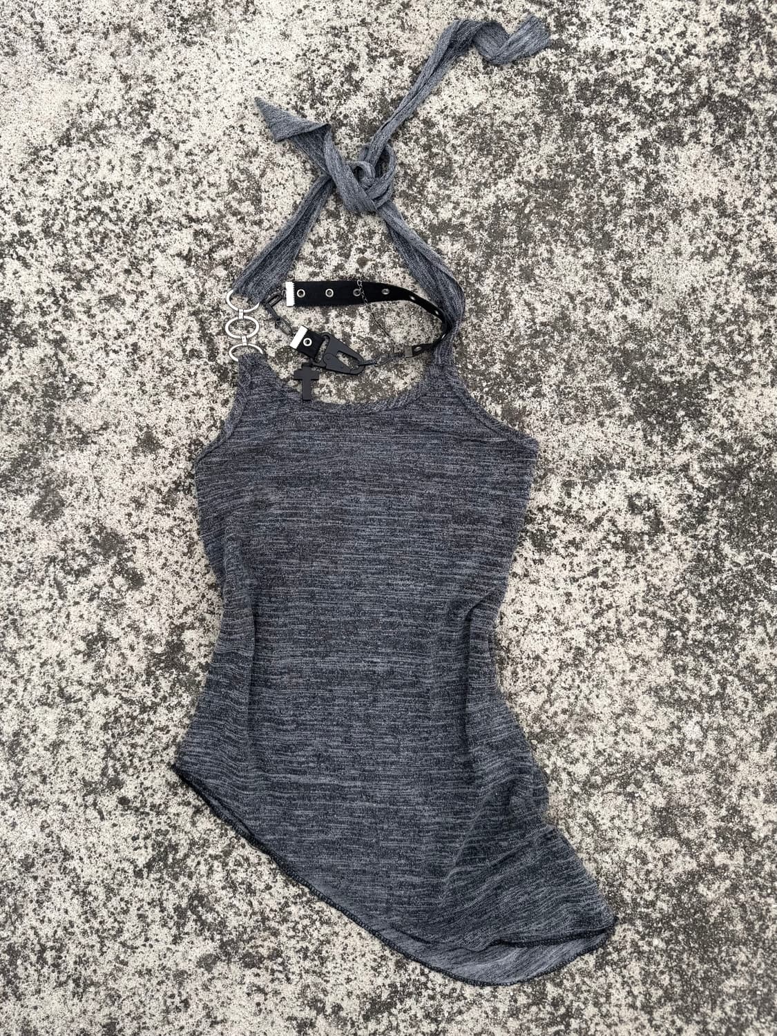 Halter sleeveless 상품이미지3