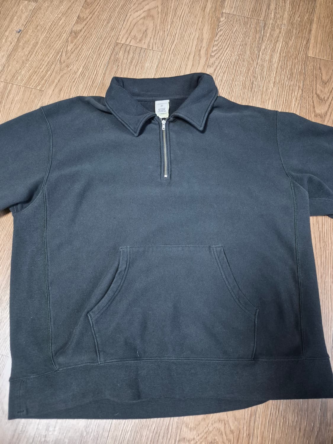 카키스 쿼터집업 3사이즈 상품이미지1