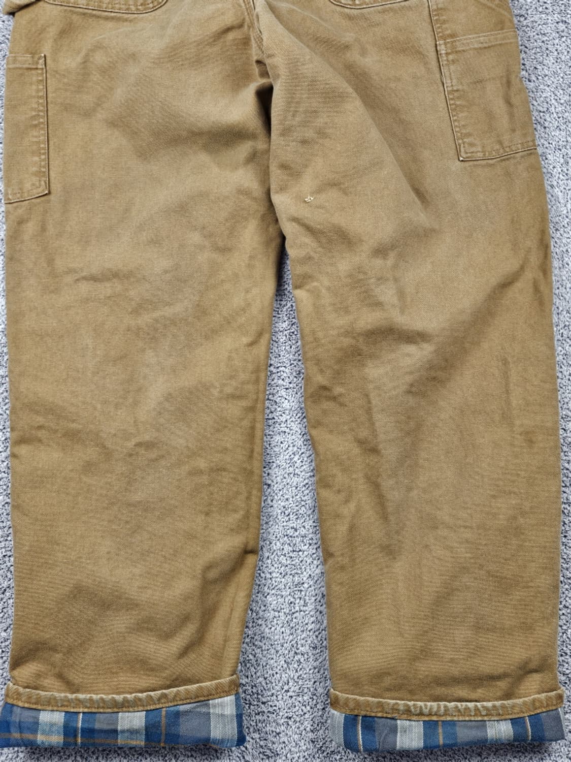 칼하트 헤비 플란넬 카펜터 캔버스 워크 팬츠 (36X32) / 10308 상품이미지10