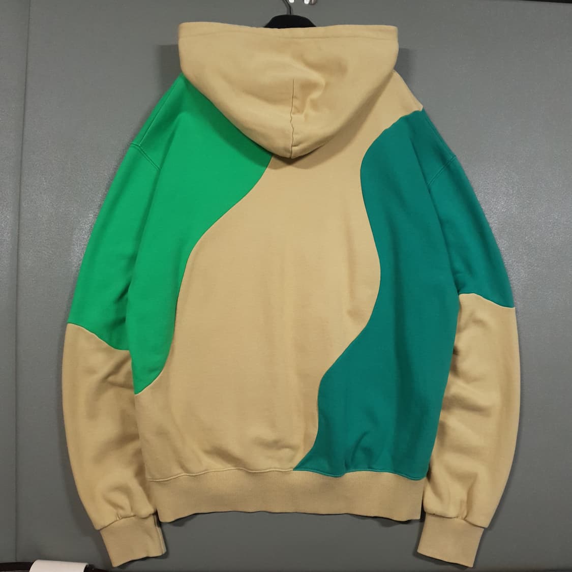 실측 XL (105) 앤더슨벨 콘트라스트 커브드 후디 오버핏 후드티 희귀 상품이미지10