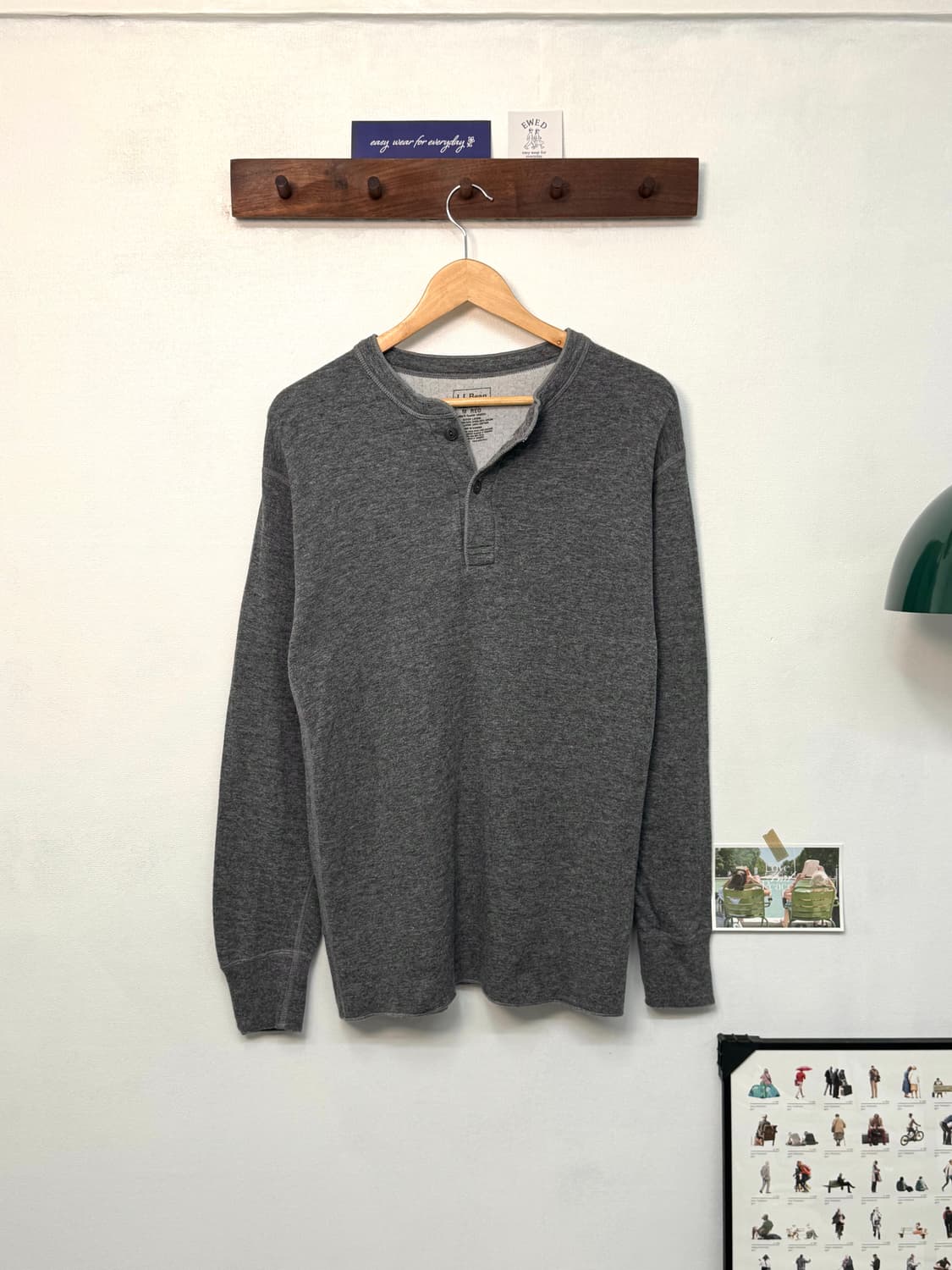 LL Bean Henley neck/T94 상품이미지1