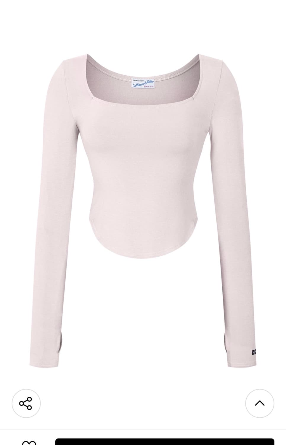 플리즈노팔로우 롱슬리브 긴팔티 jina SquareNeck Long Sl 상품이미지2