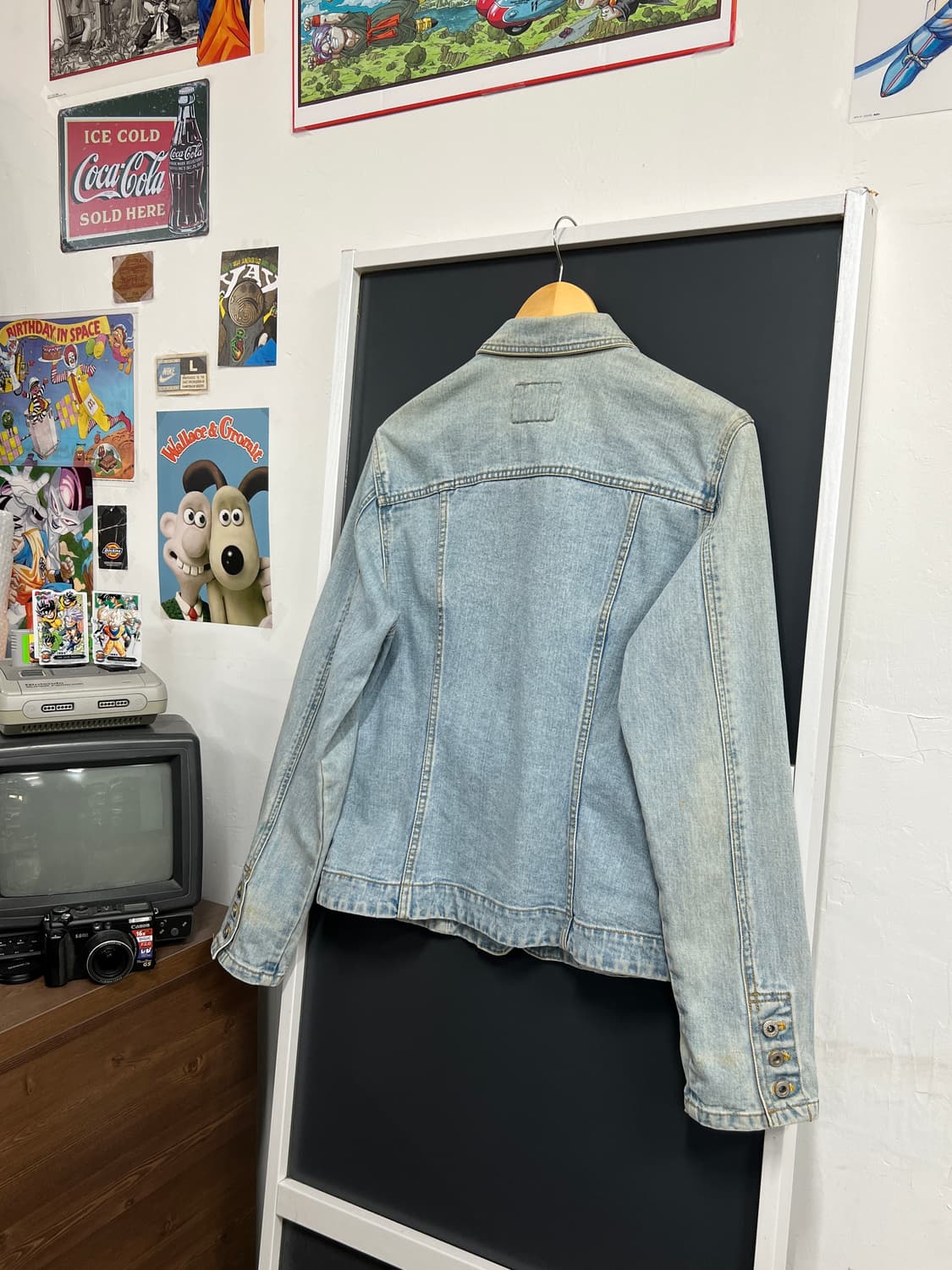 90s Lee 리 쌍방울 연청 트러커 데님 자켓 상품이미지8