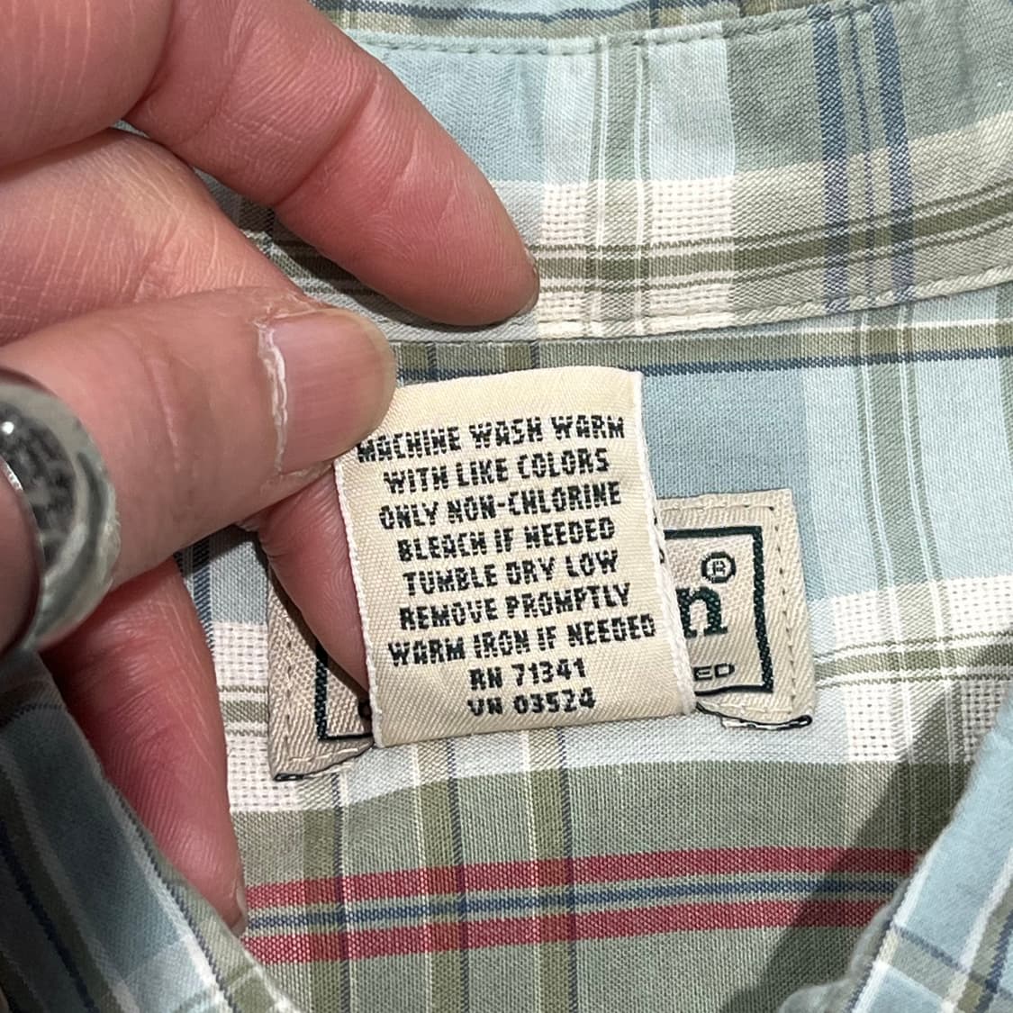 엘엘빈 체크 하프셔츠 s10619 상품이미지6