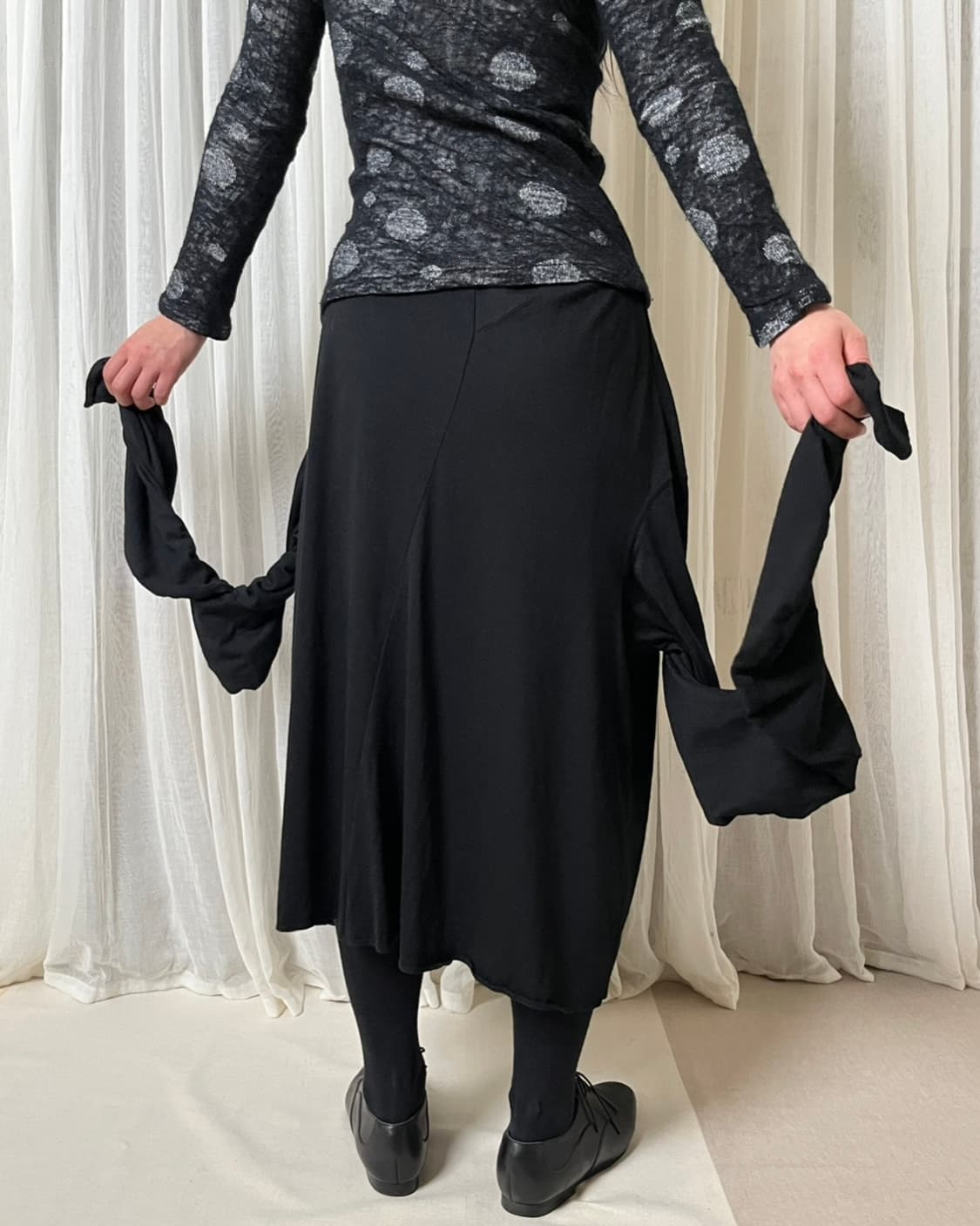 꼼데가르송 04aw 투웨이 스커트 & 하이넥 니트 비대칭 상품이미지8