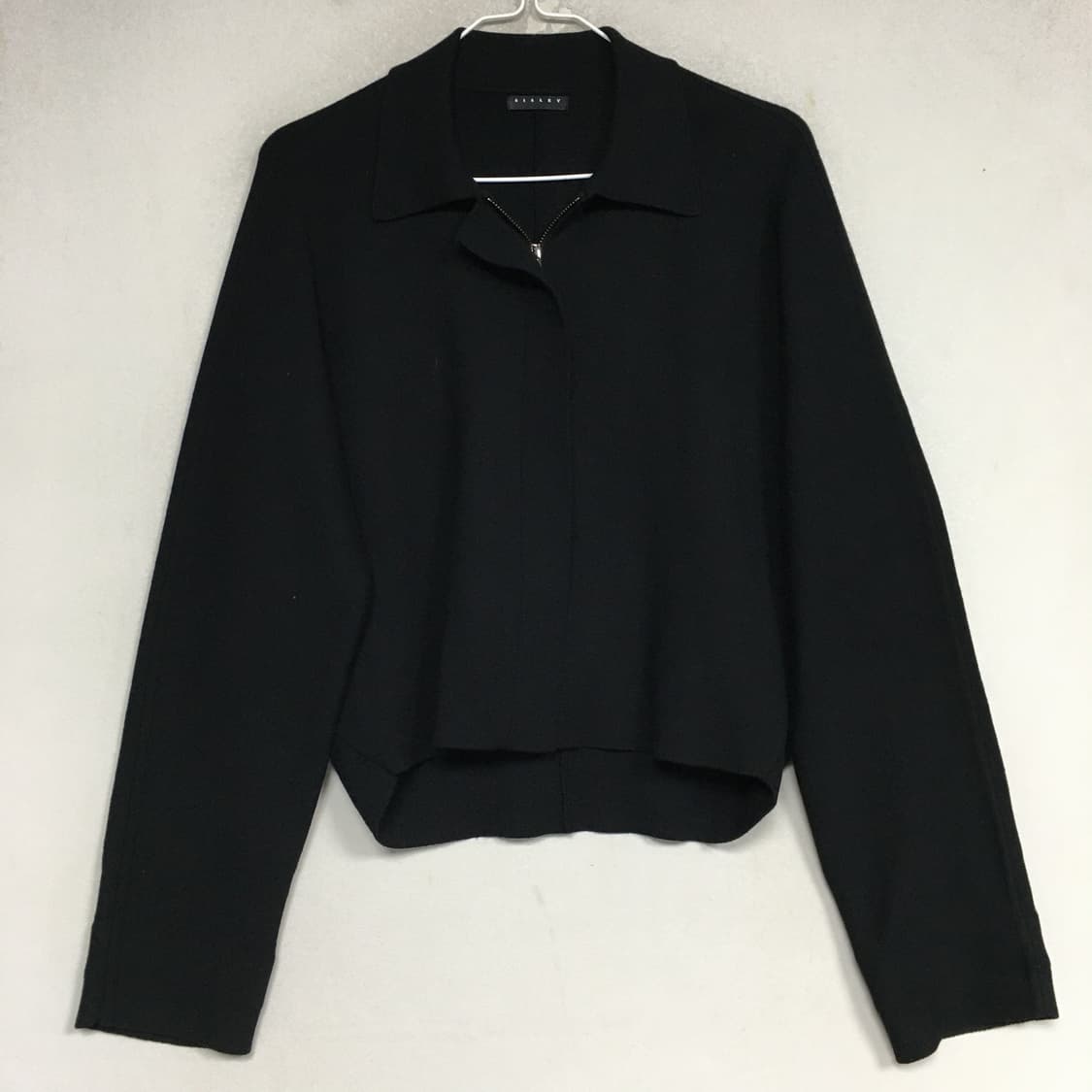 24 SISLEY 시슬리 카라넥 집업 가디건 F 상품이미지2
