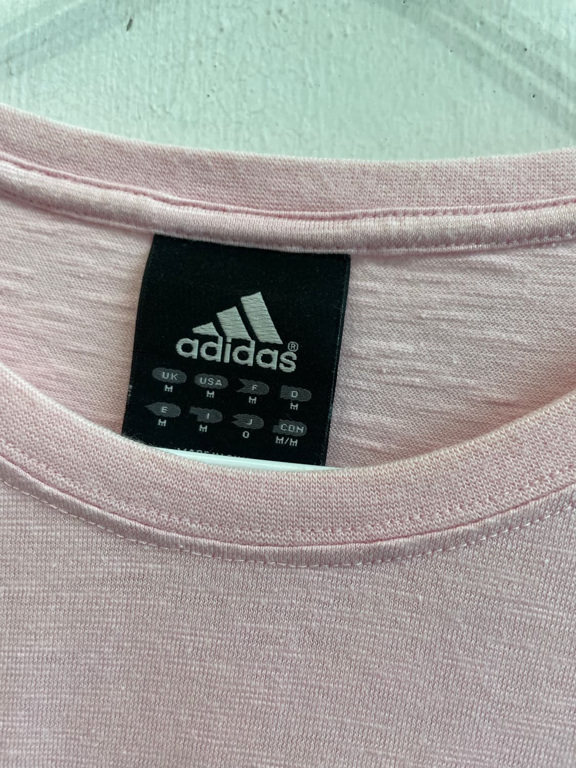 아디다스 반팔 티셔츠 핑크 상품이미지4