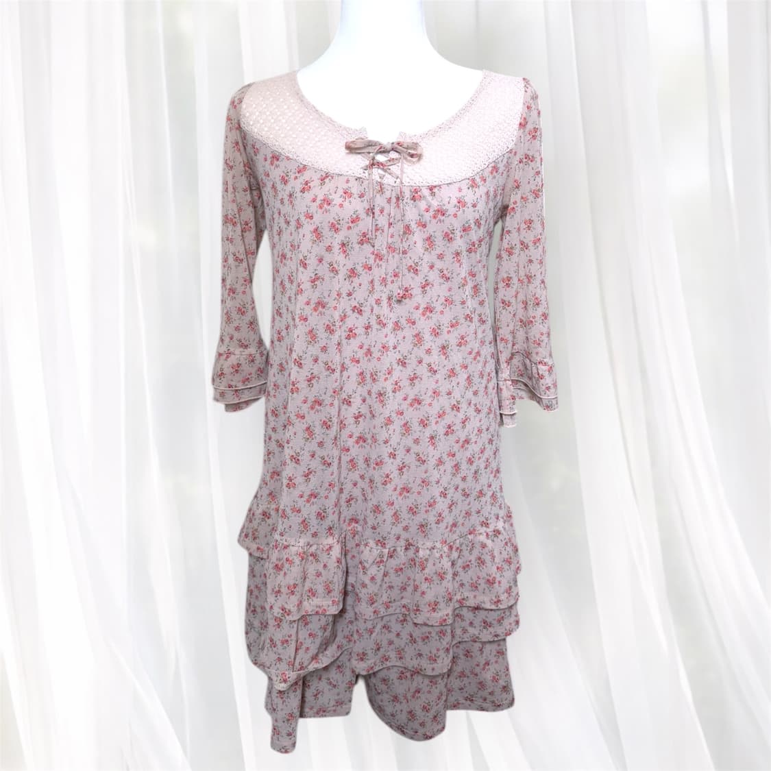 빈티지 꽃무늬 원피스 상품이미지1