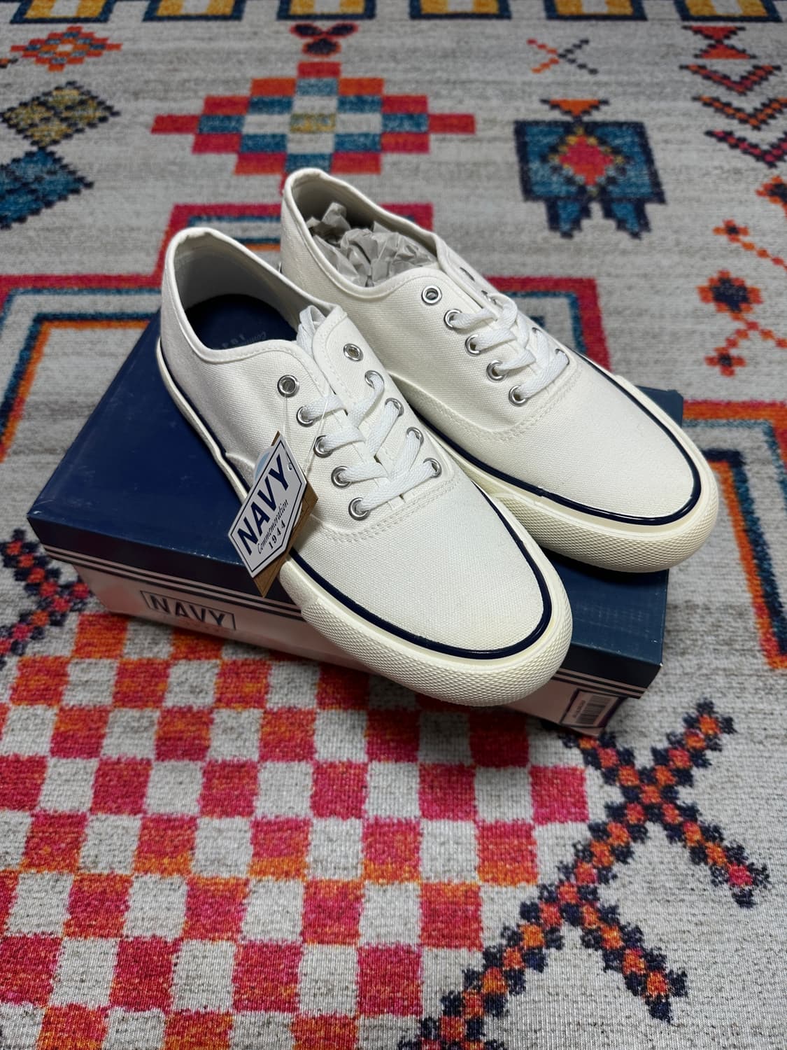 (새상품) 슈펜 네이비 덱슈즈 270(실260) 상품이미지2