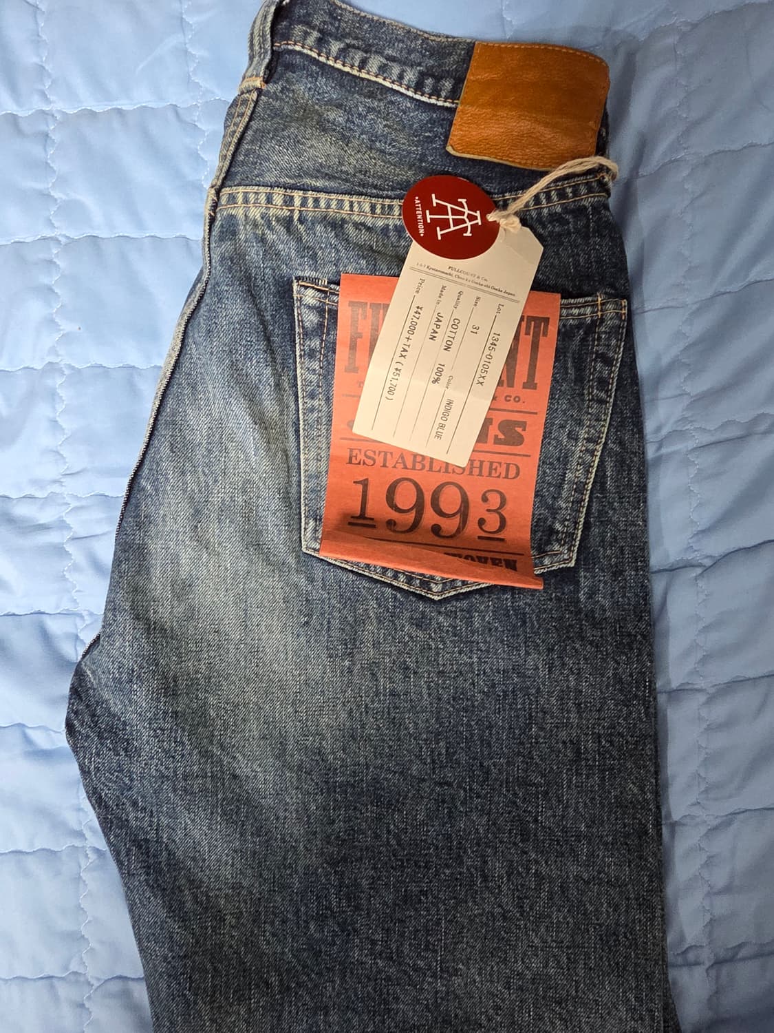 풀카운트 0105 피어오브다크 31사이즈 상품이미지3