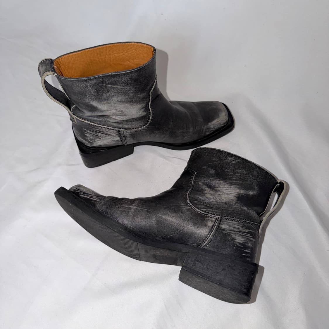 가니 스퀘어 토 웨스턴 부츠 상품이미지2