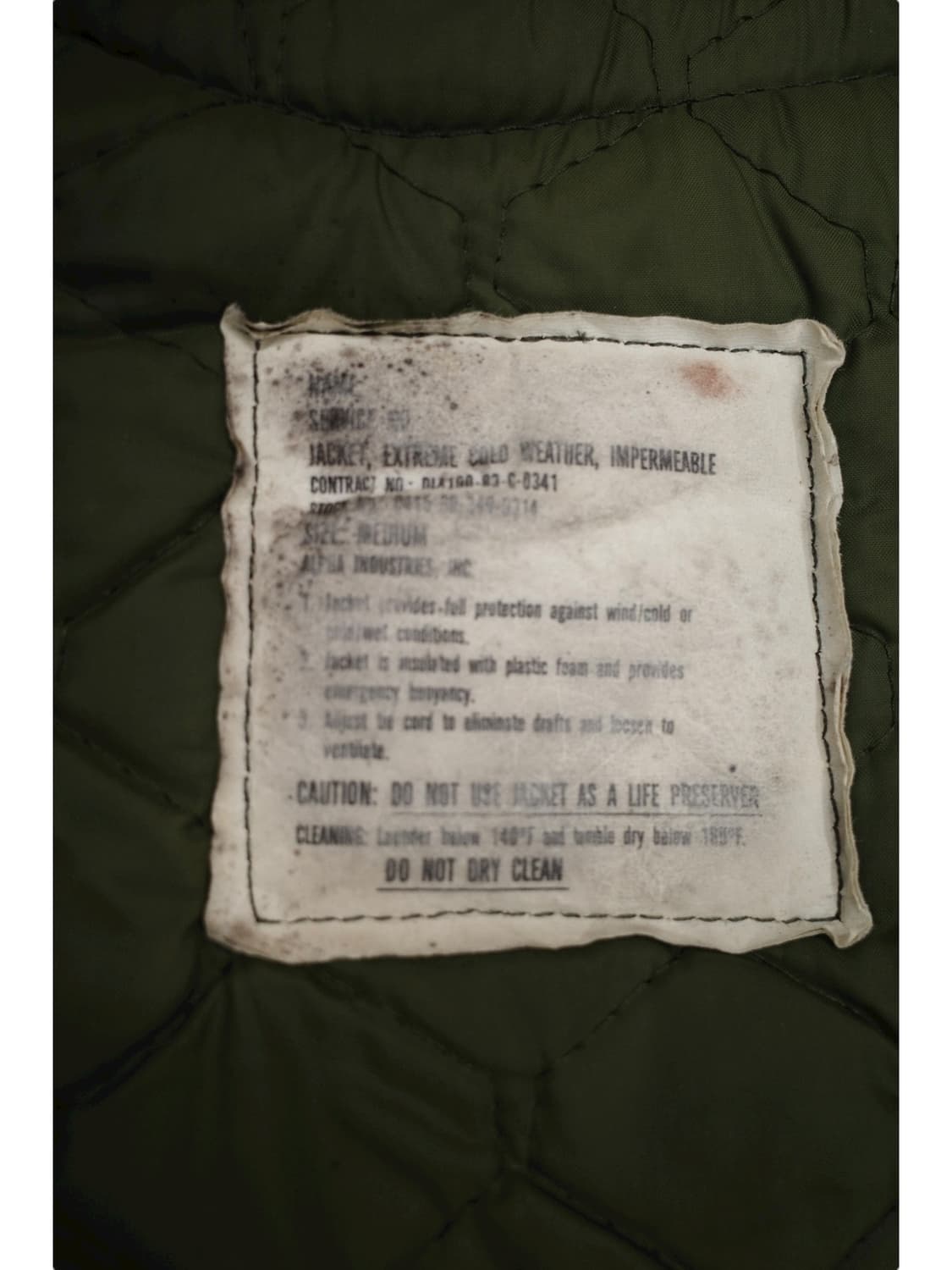 80‘s 알파 인더스트리 덱자켓 상품이미지3