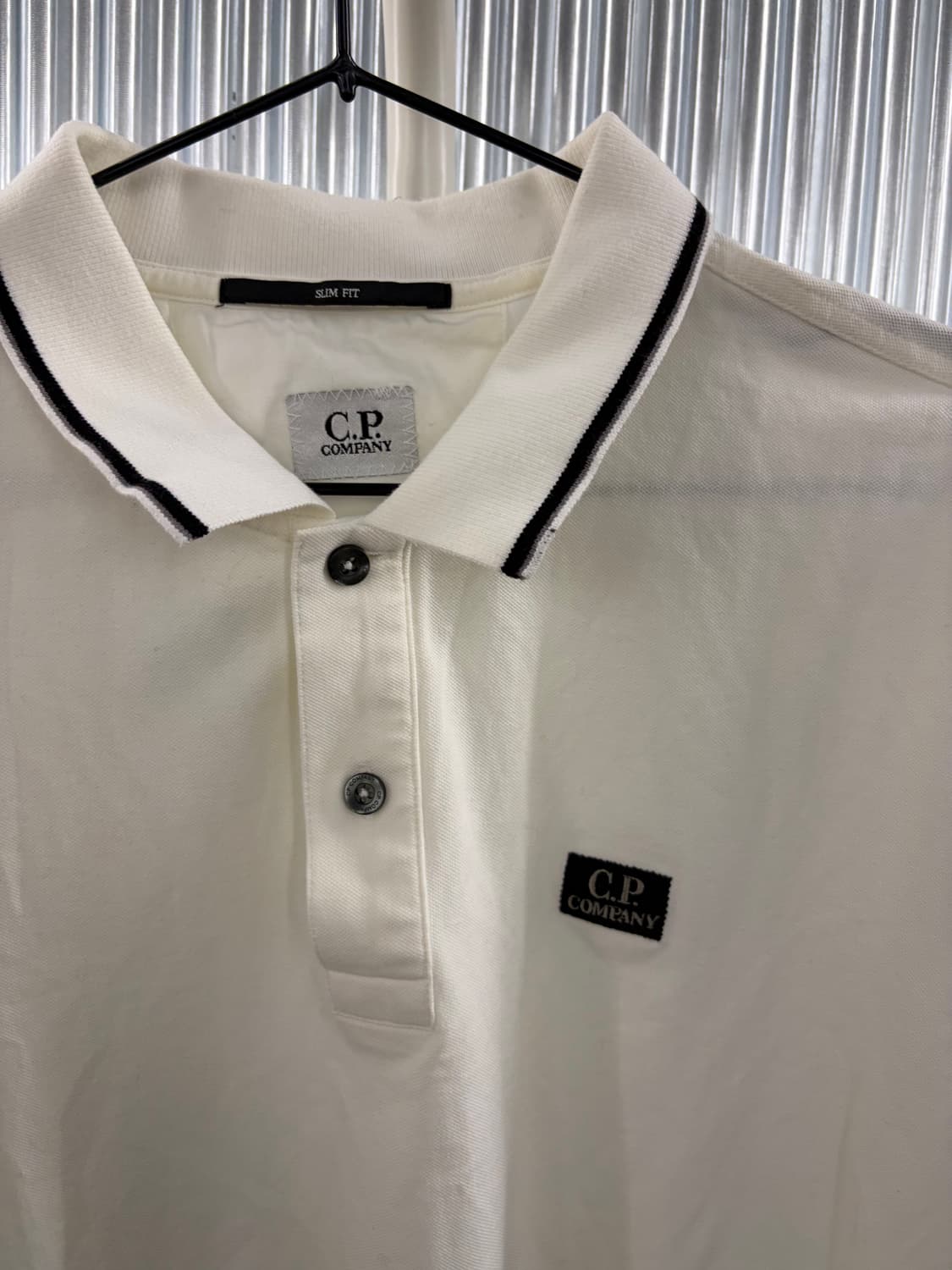 CP Company short sleeve polo shirt L 상품이미지3