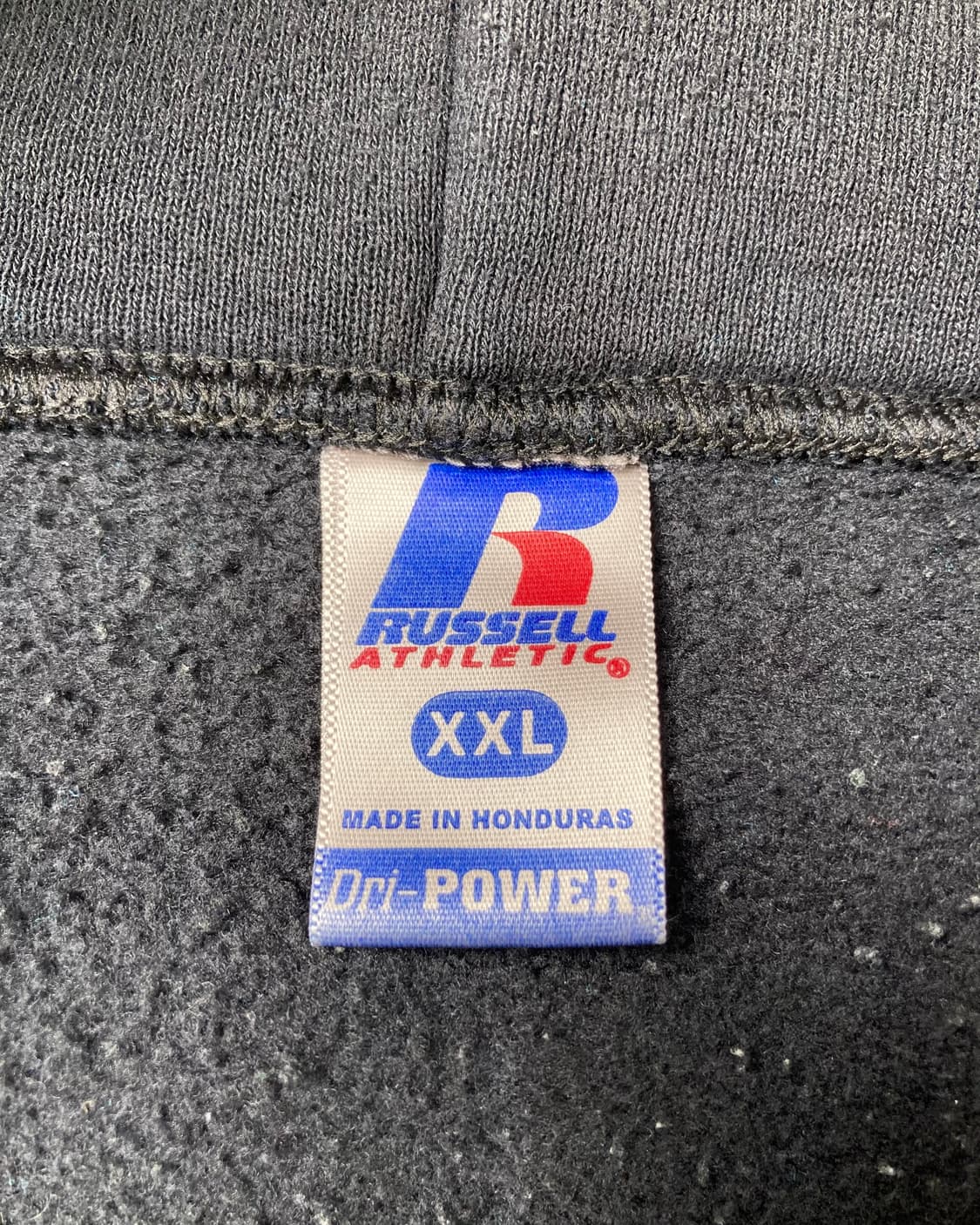 90s Russell Zip Up Hoodie (black) 상품이미지3