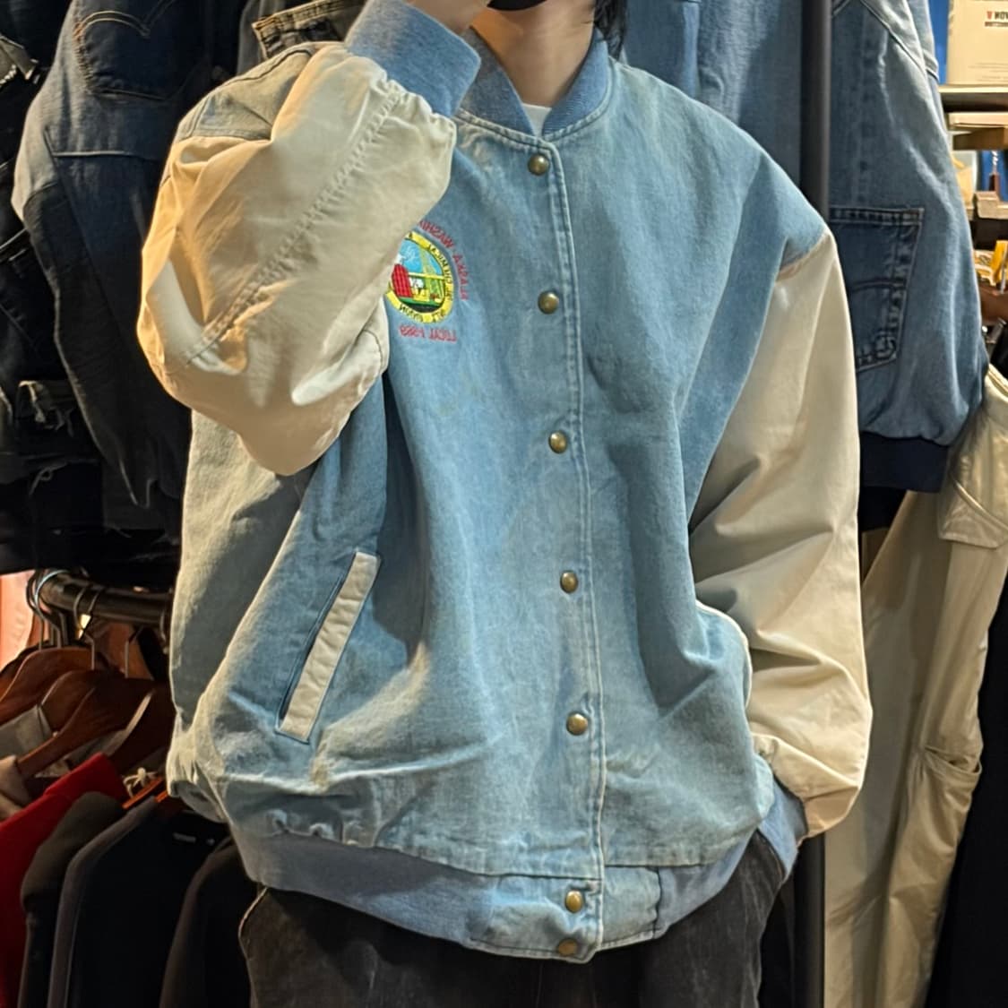 [NO.9] VTG 데님 바시티 자켓 상품이미지4