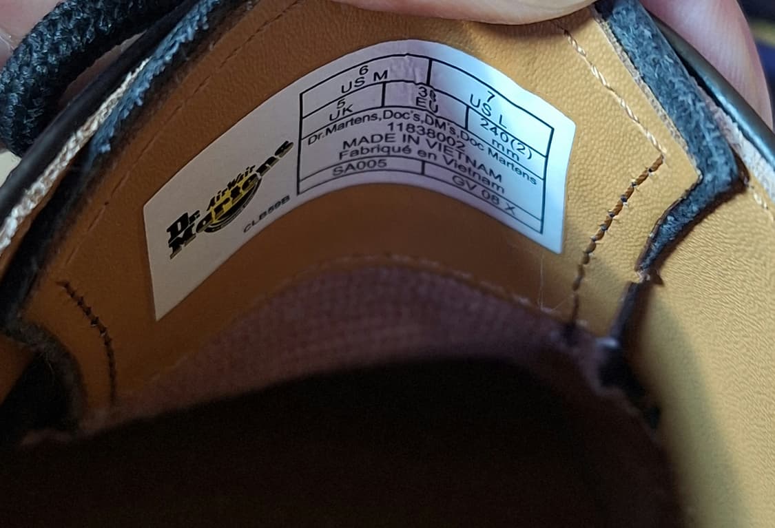 닥터마틴 1461 스무스 240(uk5) 상품이미지7
