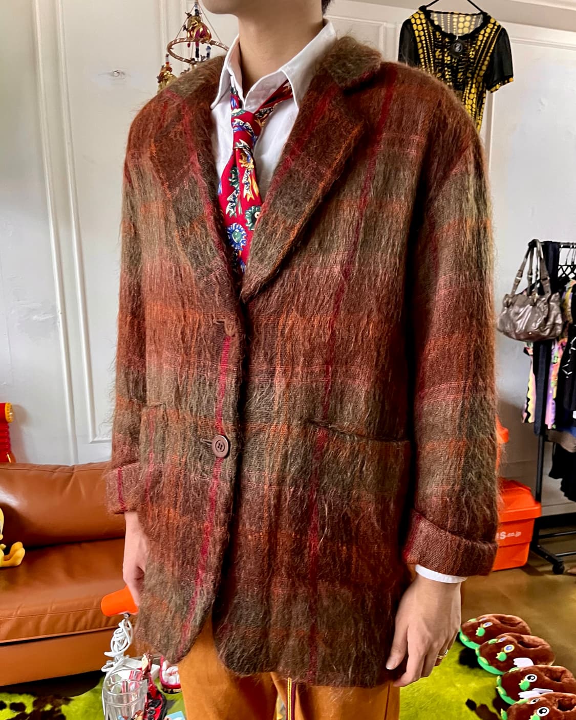 1970-80s Life by GIVENCHY Old Mohair JK 상품이미지2