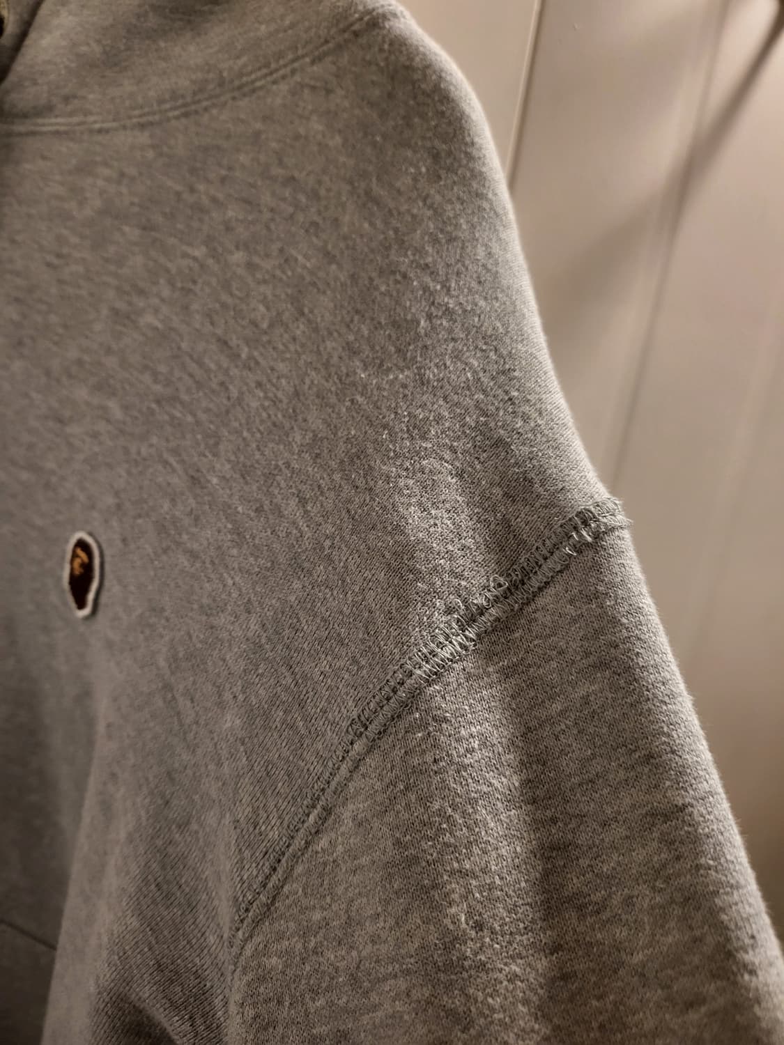 [L]베이프 그레이 후드티 상품이미지9