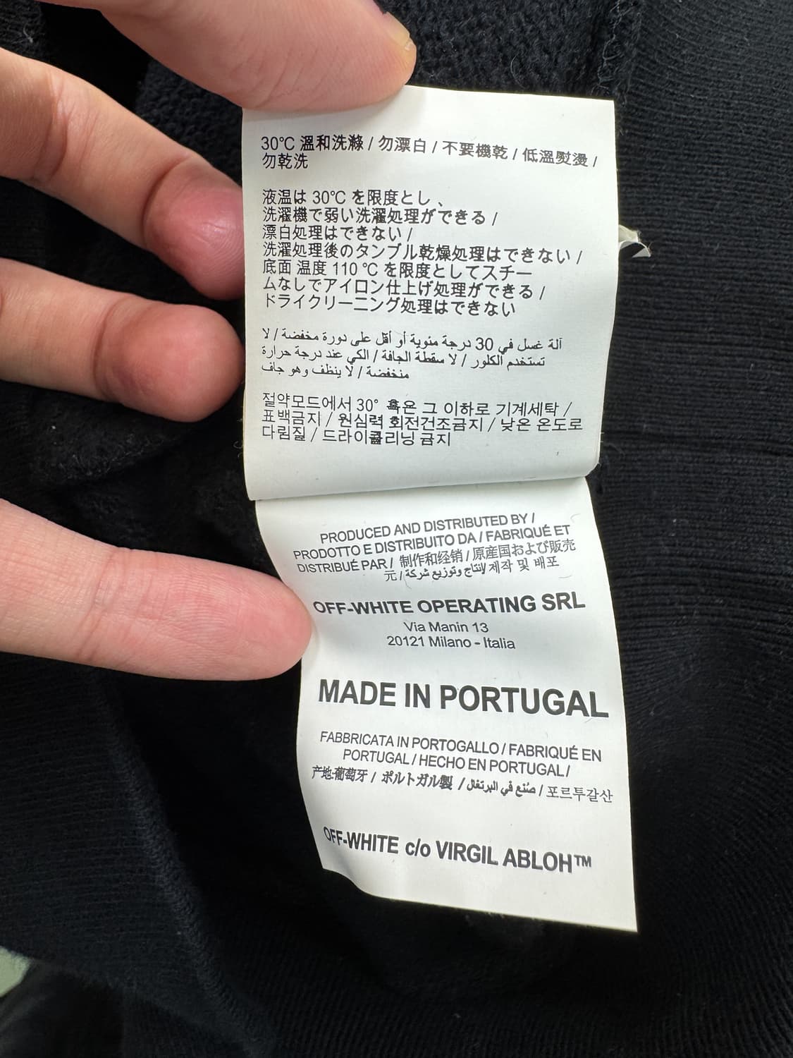 오프화이트 20ss 카라바조 애로우 스웻셔츠 상품이미지7