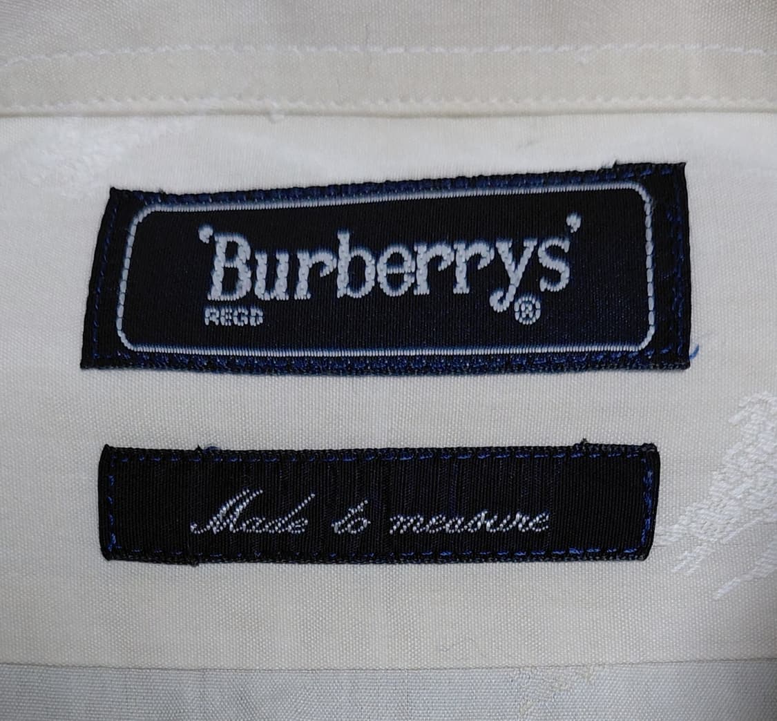 [빈티지/정품] 90s 버버리(Burberrys) 맞춤 제작 금사 로고 상품이미지4