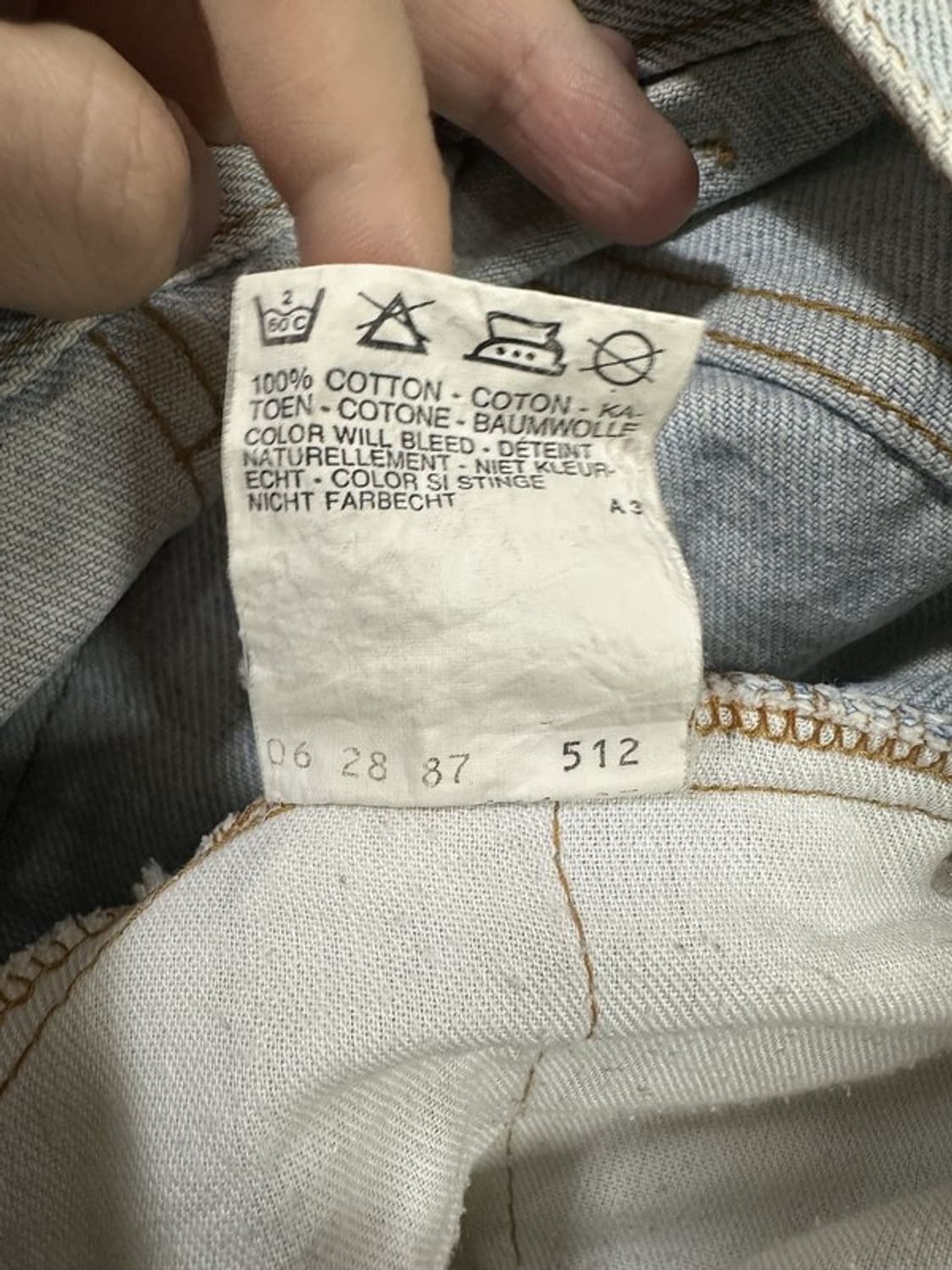 [W33L36] LEVI'S 리바이스629 90s 오렌지탭빈티지 상품이미지6