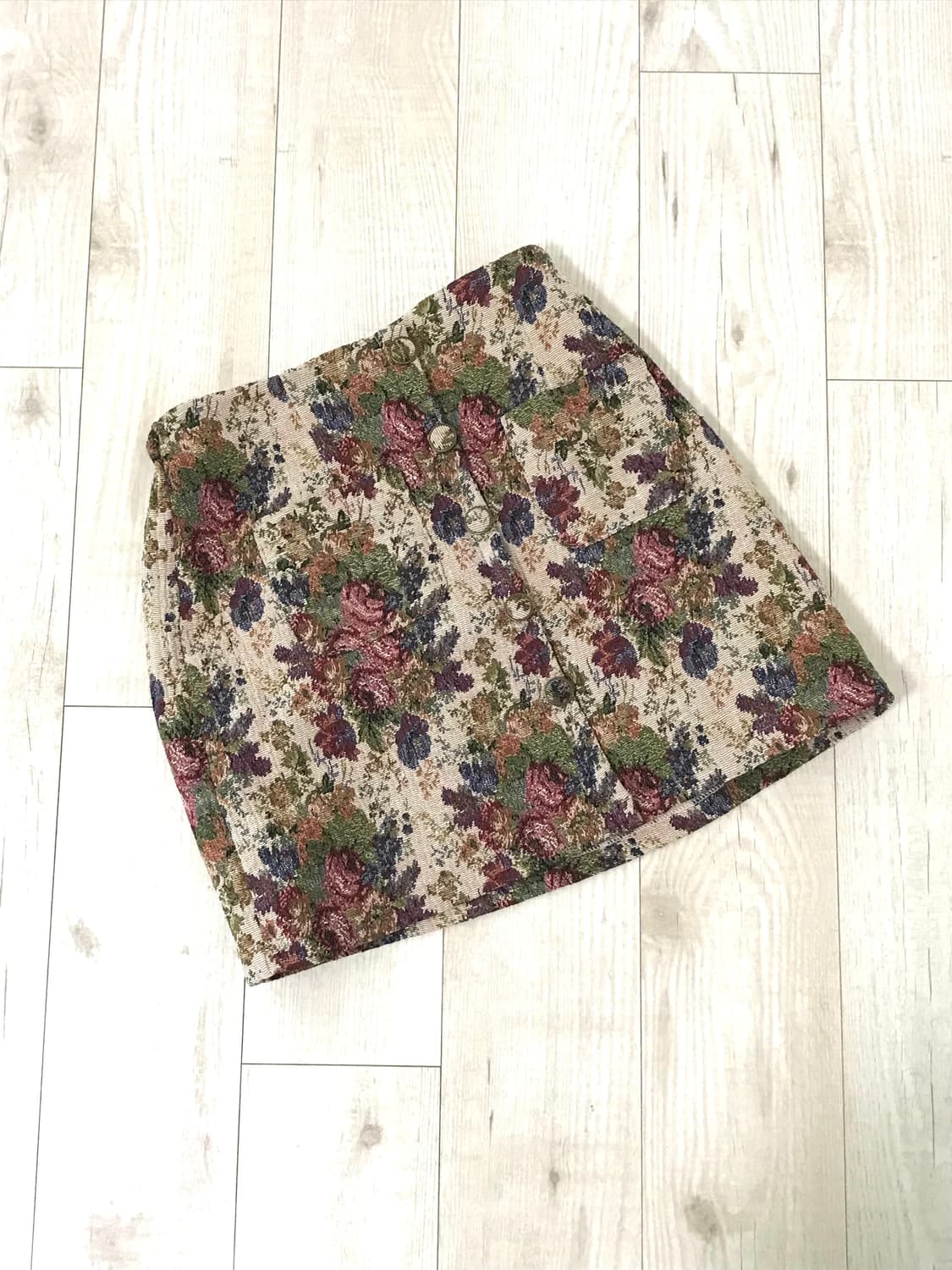 jacquard flower skirt 상품이미지5