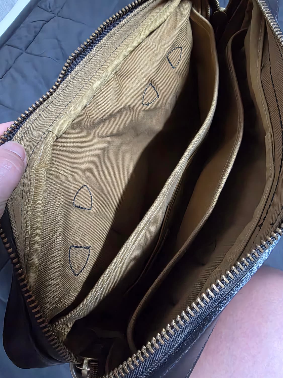 필슨 FILSON / 캔버스 브리프 케이스 서류 가방 카키 상품이미지5