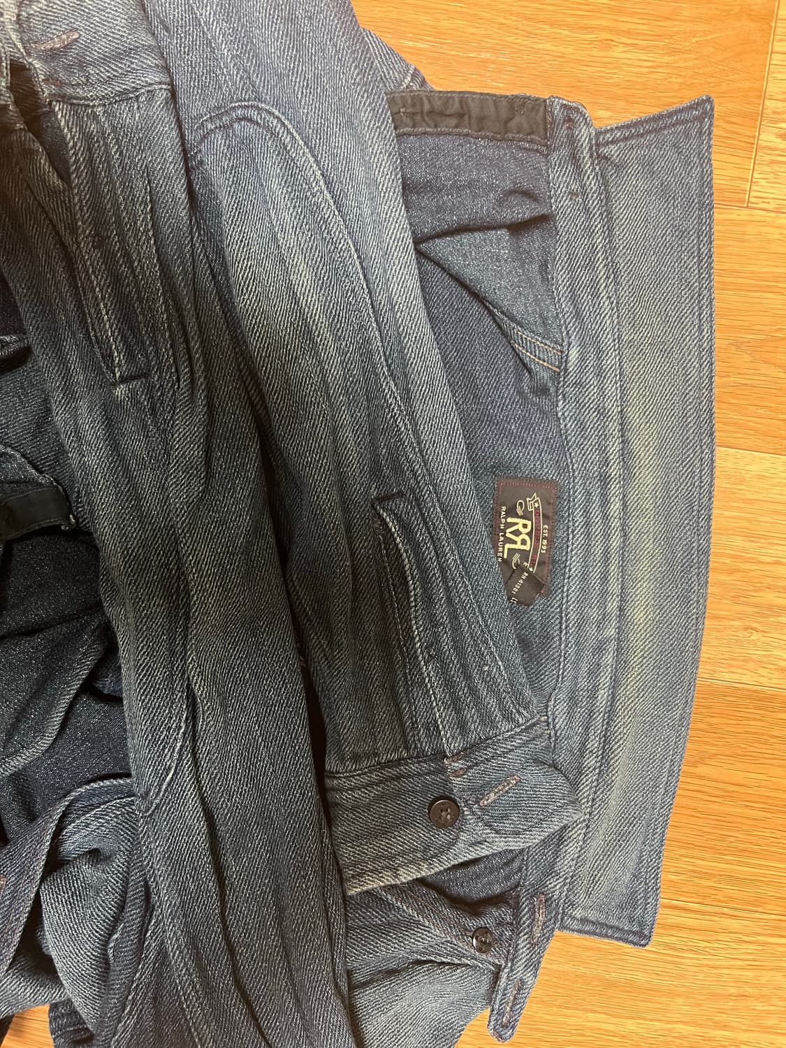 더블알엘 구형 데님셔츠 RRL Double Indigo Early2010 상품이미지8