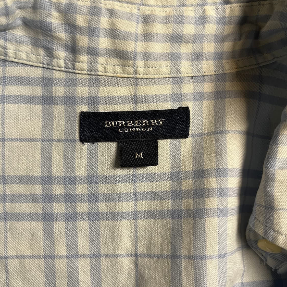 버버리 반팔 체크셔츠 상품이미지5