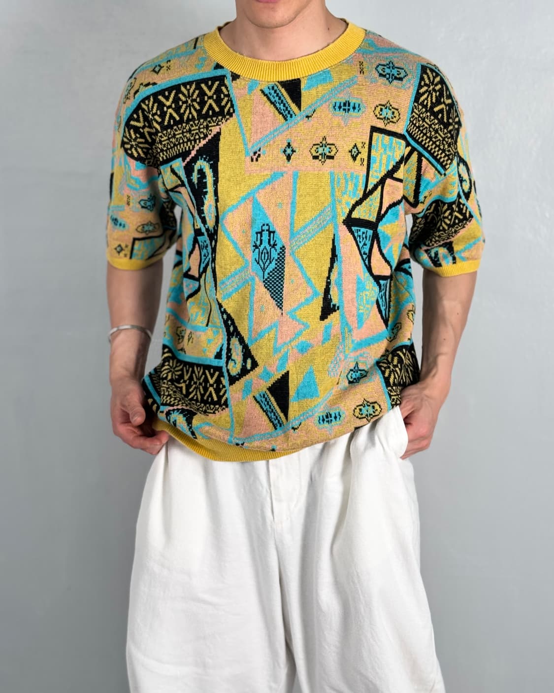 tribal pattern summer knit 상품이미지5
