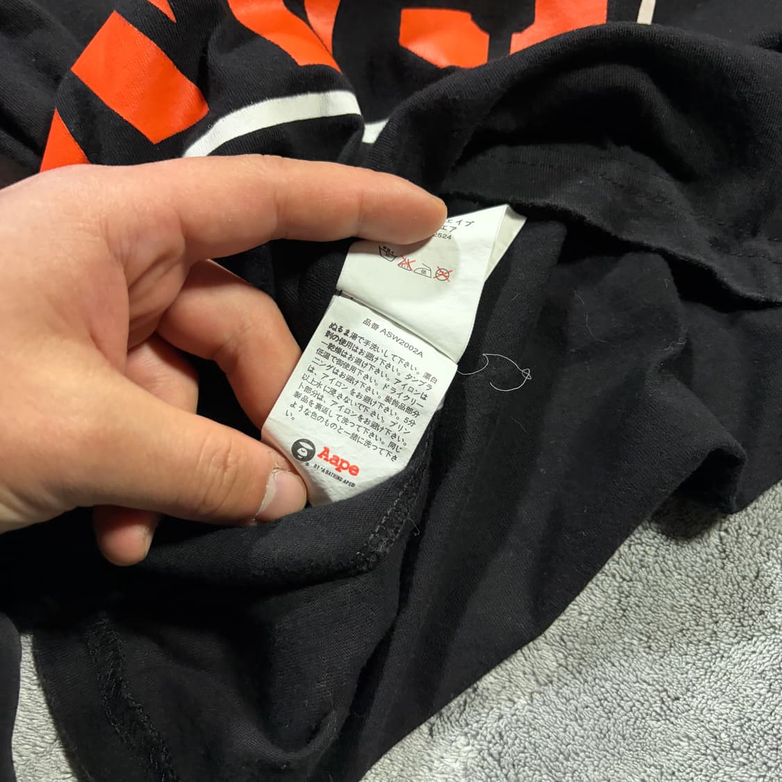 Aape에이프 프린팅 반팔 상품이미지5